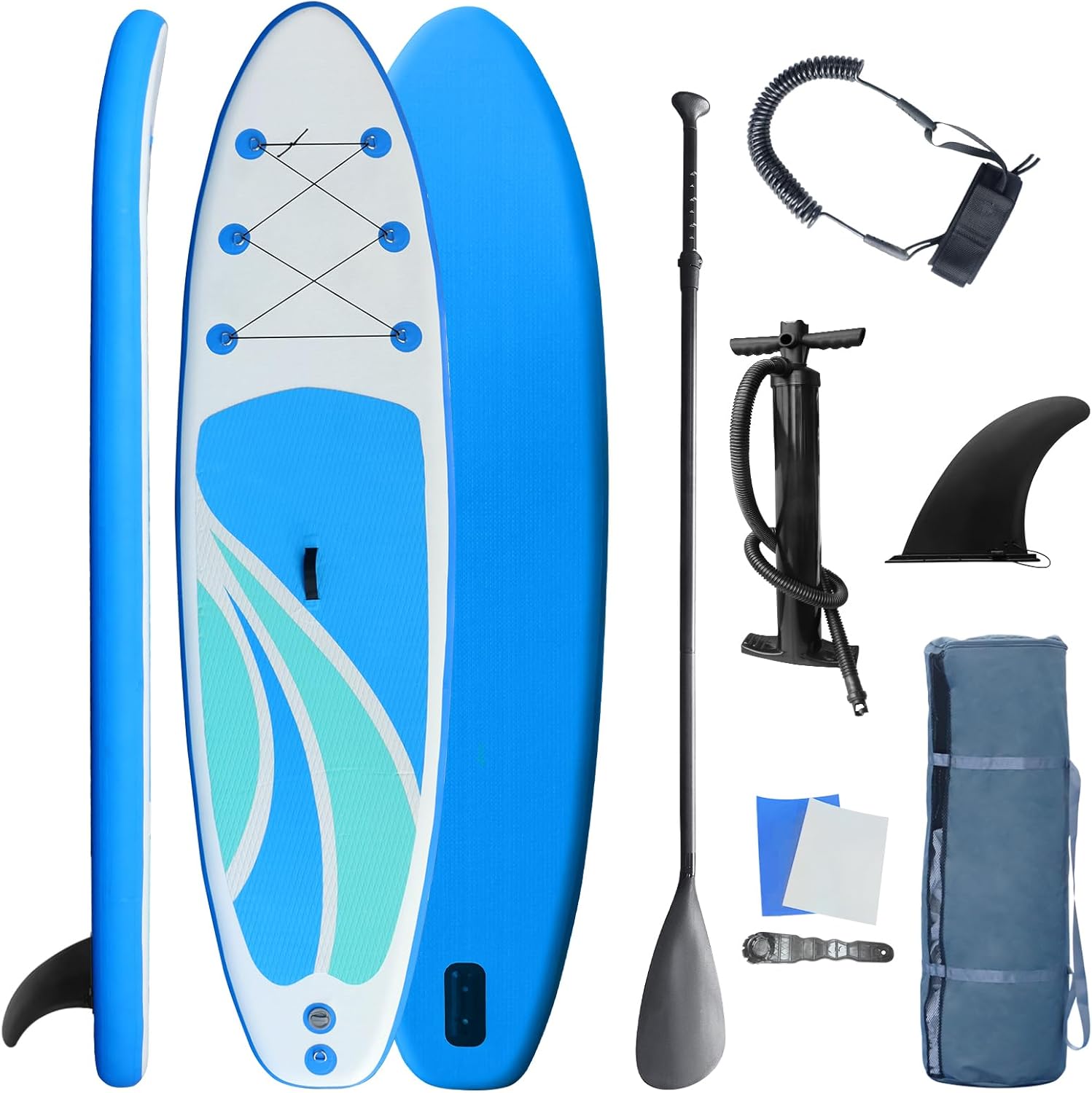 Inflatable Stand Up Paddle Board for Adult All Skill Levels- 10'4" Ultra-Light SUP Paddleboard