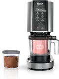 Ninja NC301 CREAMi Ice Cream Maker, for Gelato, Mix-ins, Milkshakes, Sorbet, Smoothie Bowls & More, 7 One-Touch Programs, with (2) Pint Containers & Lids, Compact Size, Perfect for Kids, Silver wourant