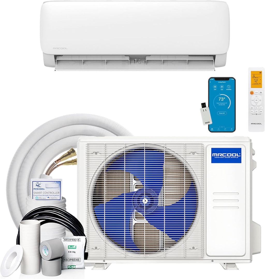 MRCOOL 24000 BTU 230V Ductless Inverter Mini Split Air Conditioner & Heat Pump System, Easy Pro Series - Wall-Mounted AC Unit w/Heating and Cooling for Home, Office & Commercial Space wourant
