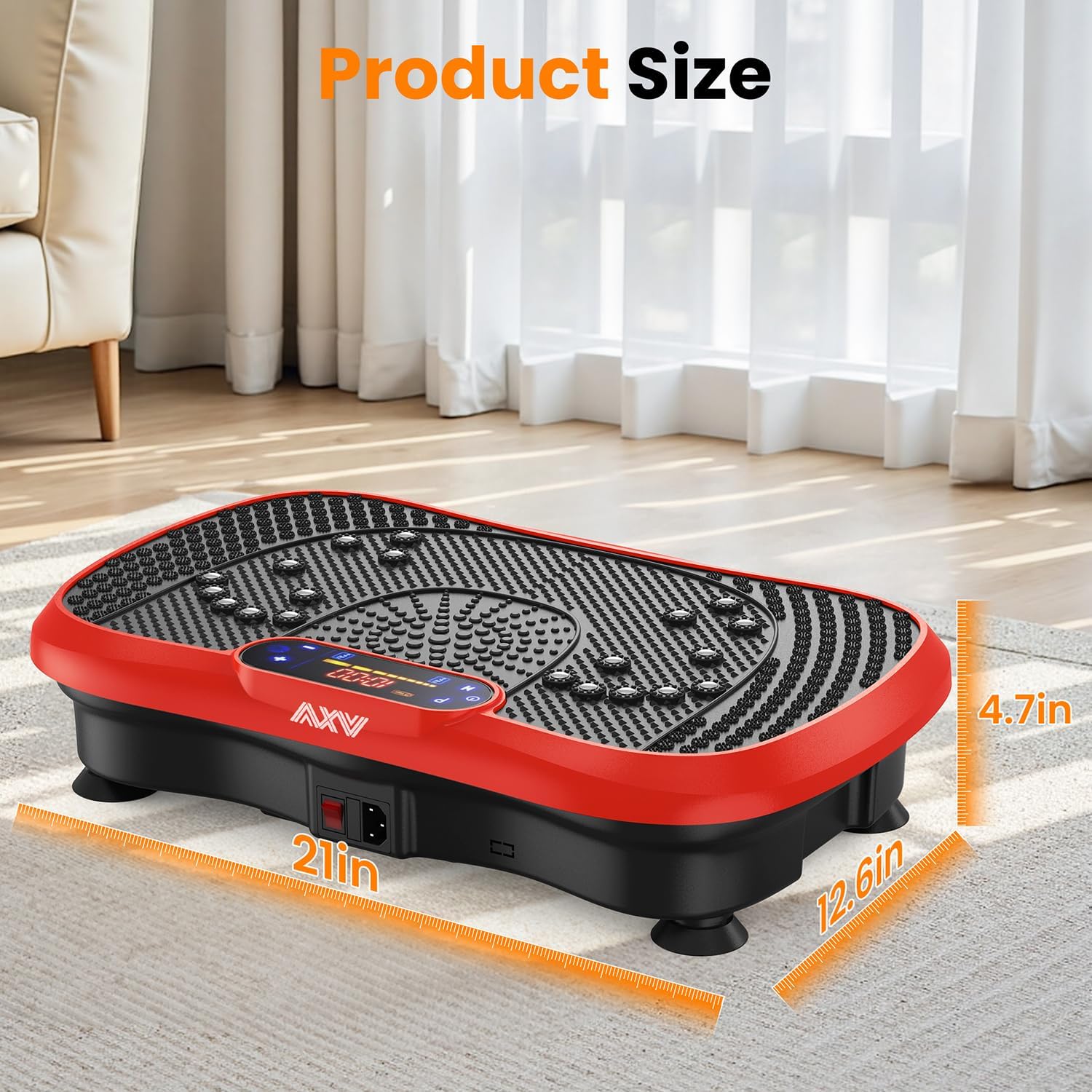 AXV Vibration Plate Fitness Platform Trainer Suitable for men and women to lose weight and burn fat at the gym wourant