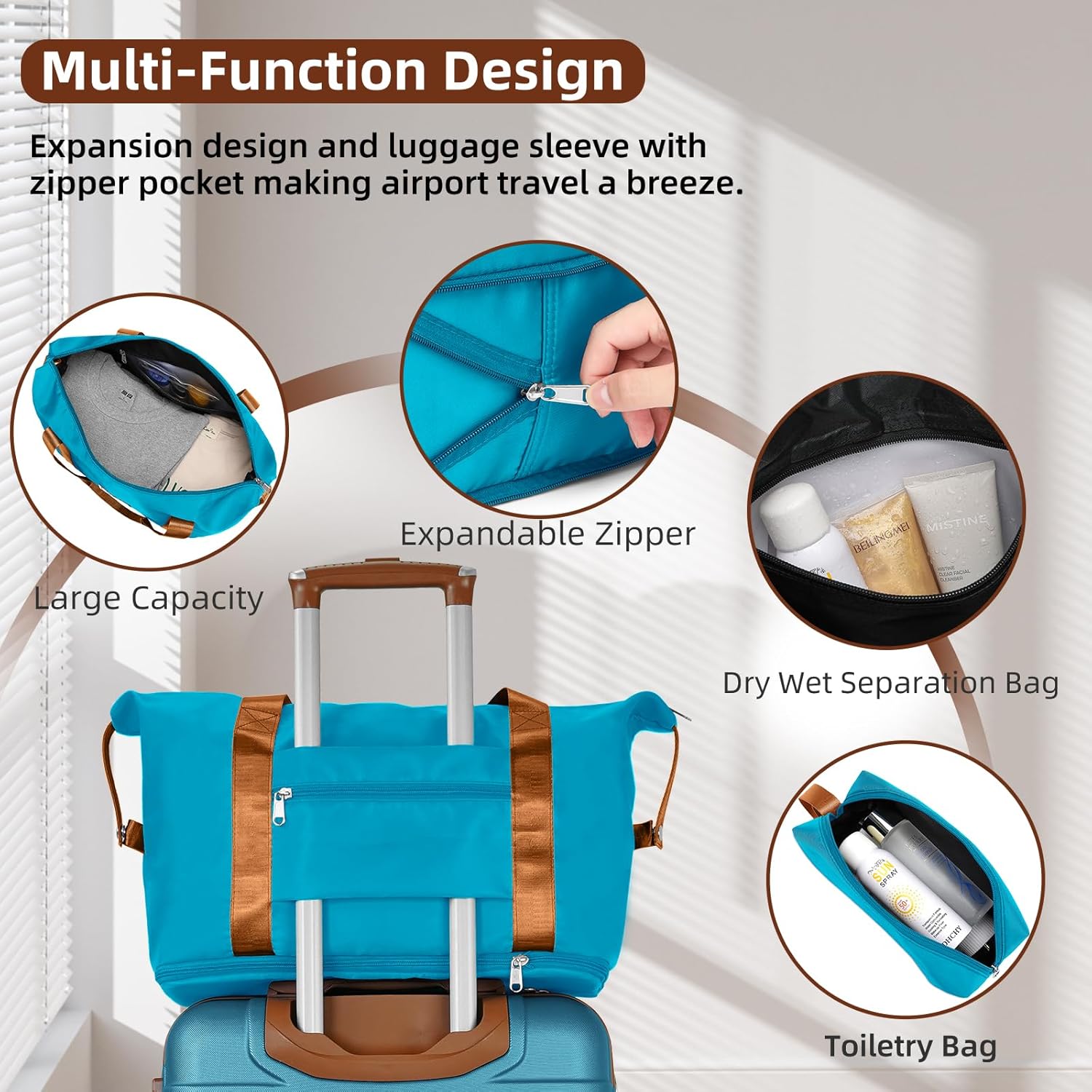 6-piece luggage set, expandable hardshell suitcase set with spinner wheels, lightweight rolling luggage set wourant
