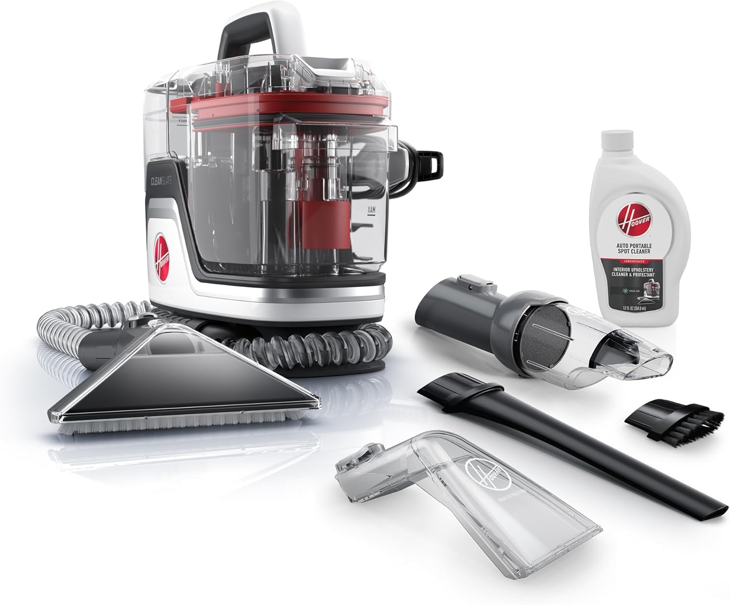Hoover CleanSlate Plus Portable Carpet & Upholstery Spot Cleaner with Powerful Suction and Multiple Tools wourant