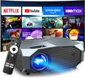 [Compatible with Netflix/High Brightness] Smart Projector with WiFi 6 and Bluetooth 5.3 wourant