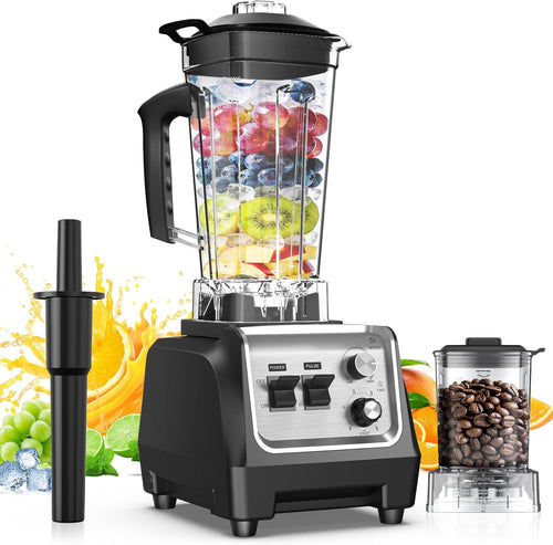 1800W Blender for Smoothies 70 oz Large Capacity Countertop Blenders with 20 oz Grinding Cup wourant