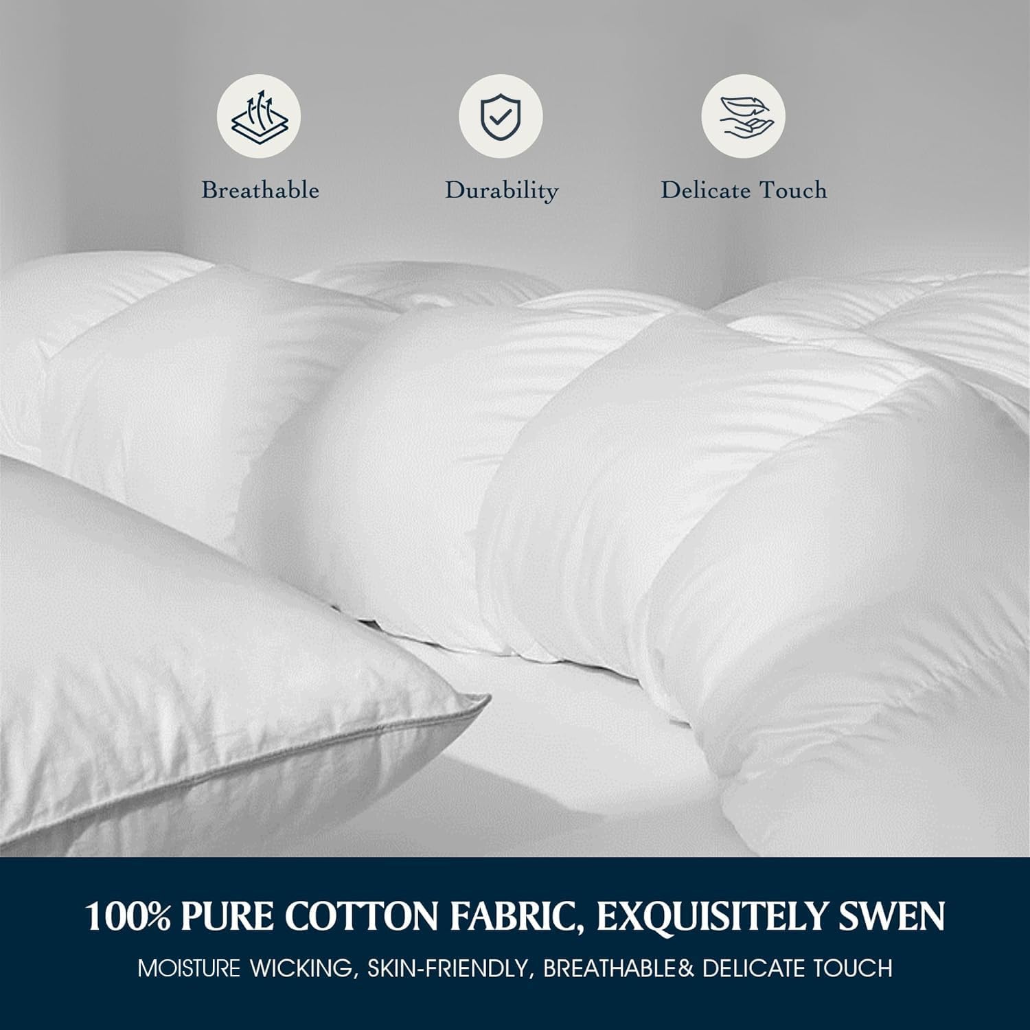 Luxury hypoallergenic duvet wourant