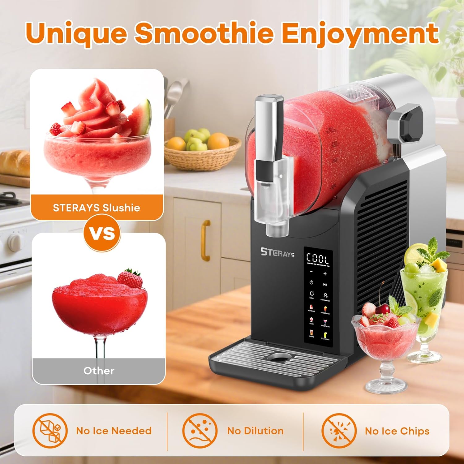 Ninja SLUSHi with RapidChill Technology, 88 oz. Frozen Drink & Slushie Machine, 5 Preset Programs, Margaritas, Frappés, and More wourant