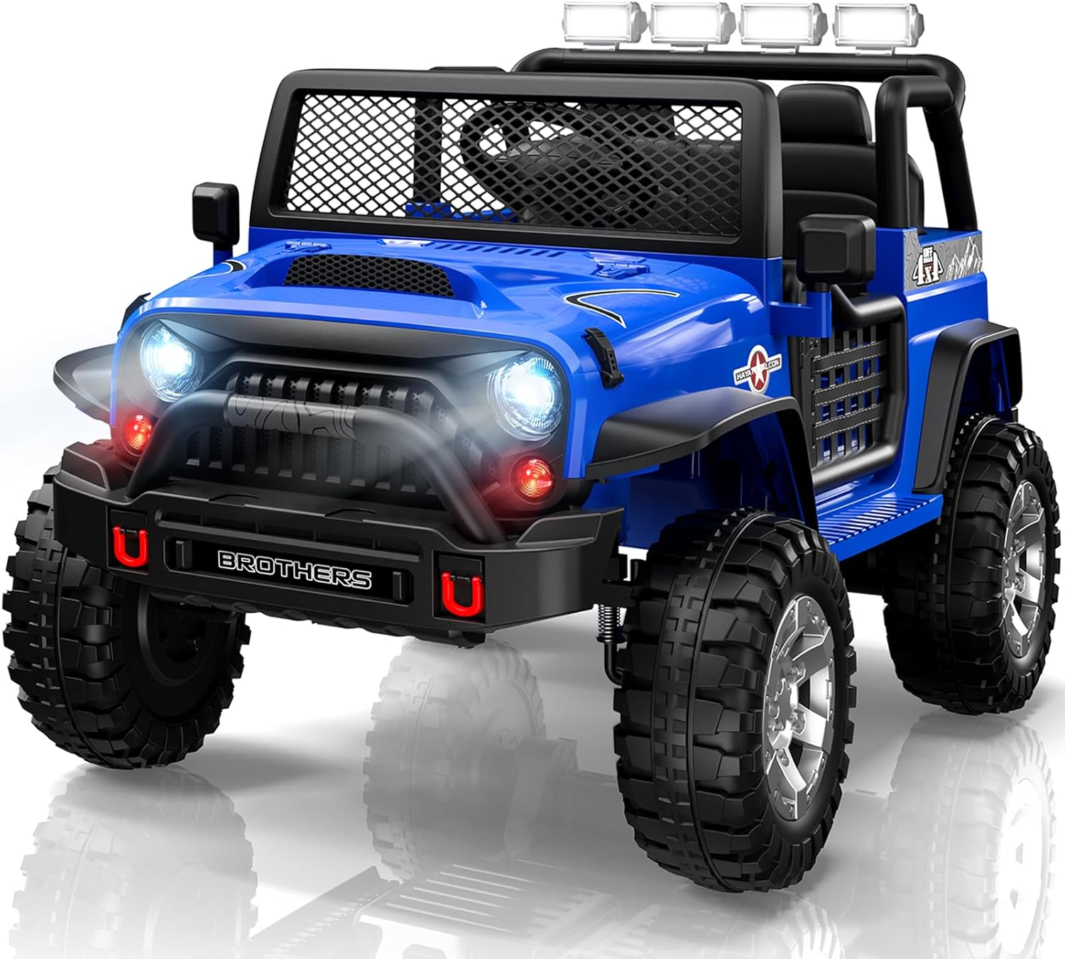 L8 Ride On Car, 2 Seater, 12V Kids Electric Car w/Remote Control, 4-Wheel Suspension, Bluetooth Speaker, Multi Music Modes, 3 Speeds, LED Lights, Xmas & Birthday Gift Ideas for Kids Ages 3+ wourant