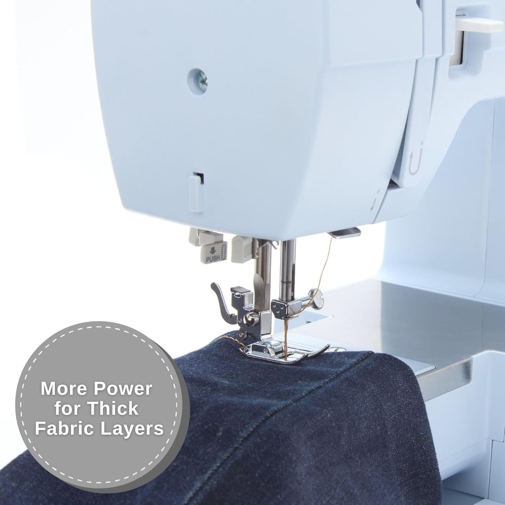 SINGER Heavy Duty 4423 High Speed Sewing Machine with Accessory Kit | Strong Motor With Enhanced Piercing Power, 97 Stitch Applications, Full Metal frame, 1-step Buttonhole & LED Light wourant