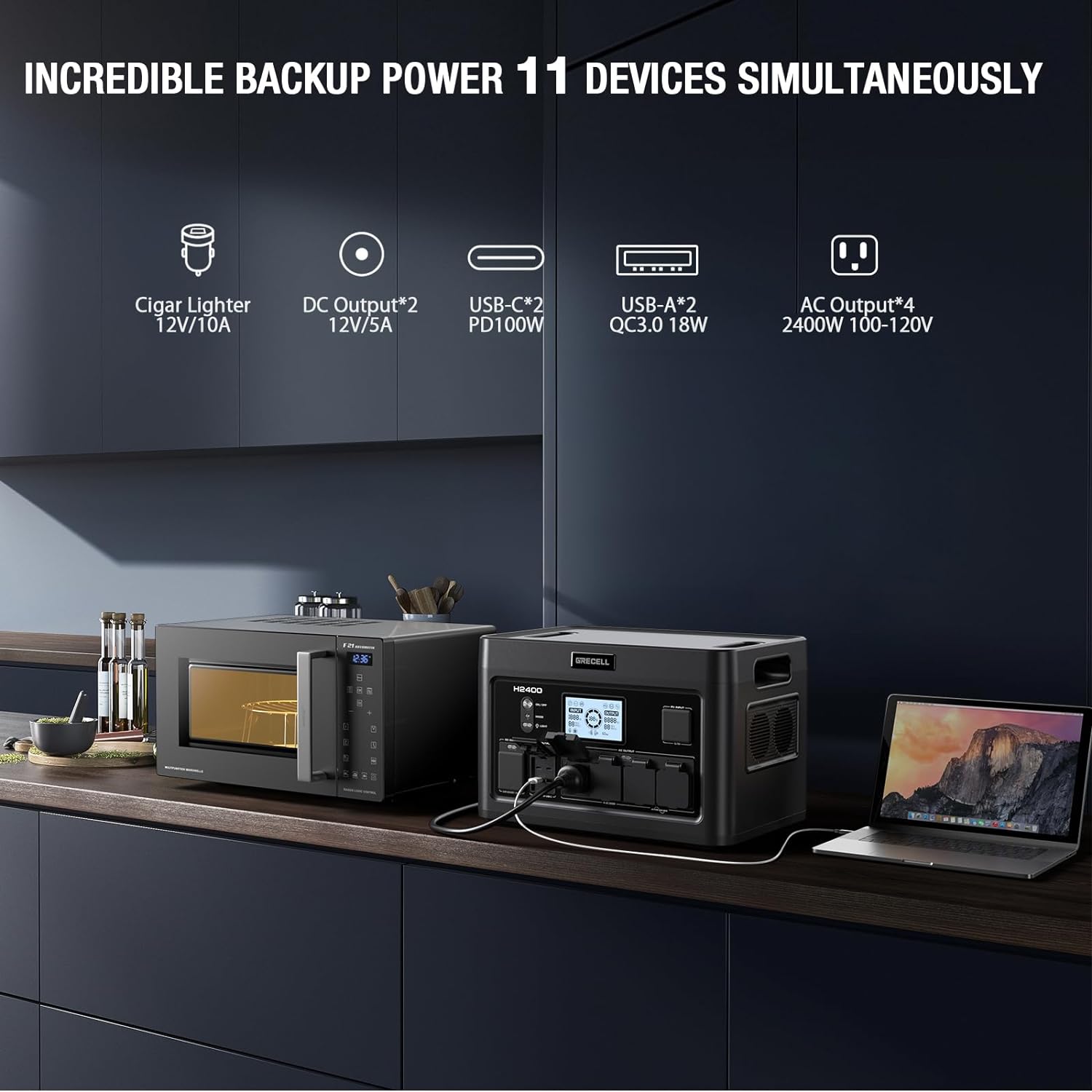 Portable Power Station 300W (Peak 600W),230.88Wh Solar Generator with 60W USB-C PD Output, 110V Pure Sine Wave AC Outlet Backup Lithium Battery for Outdoors Camping Travel Home Blackout wourant