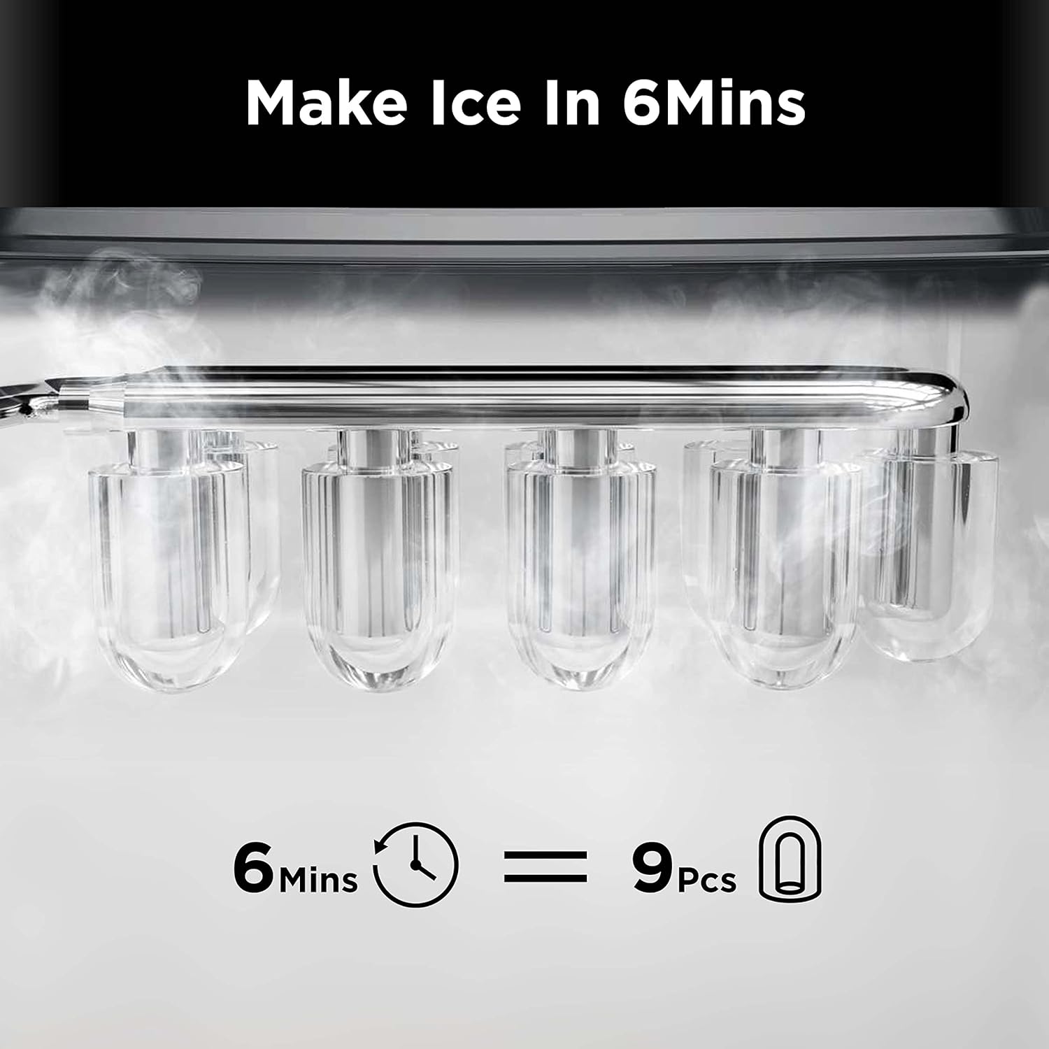 Nugget Ice Maker Countertop, Silonn Chewable Pellet Ice Machine with Self-Cleanin Function, 33lbs/24H Portable Ice Makers for Home Kitchen Officce, Black wourant