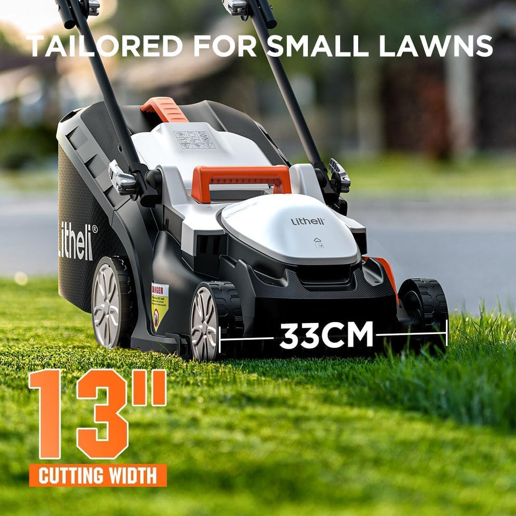 Litheli Cordless Lawn Mower 13 Inch, U20 Handy+ 20V Electric Lawn Mowers for Garden wourant