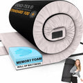 Matrix Comfort-Cell Memory Foam Camping Mattress Pad, Portable Foam Sleeping Pad for Camping, Roll up Sleeping Mat for Adults Floor Mattress Guest Floor Bed for Sleepover, Car, Tent SUV Cot Mattress wourant