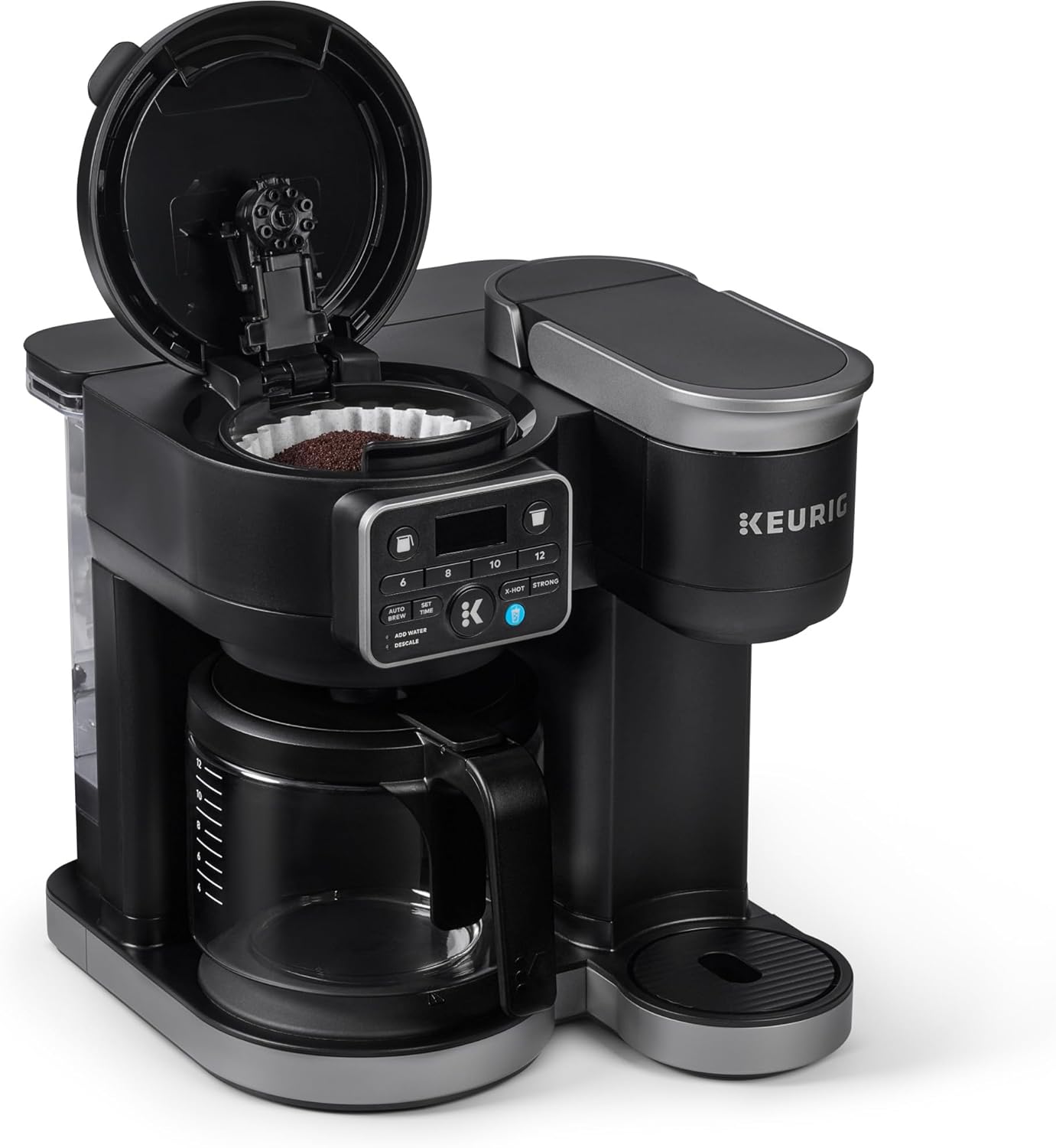 Keurig K-Duo Hot & Iced Single Serve & Carafe Coffee Maker MultiStream Technology 72oz Reservoir wourant