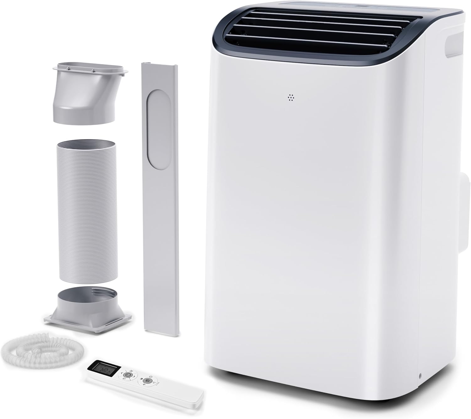 EUHOMY 8,000 BTU Portable Air Conditioners, 4-in-1 Portable AC Unit Up to 350 Sq.Ft, 4 Modes Quiet Air Conditioner with Remote Control, Cool, Fan, Dehumidifier, 24H Timer, Bedroom, Office, Apartments wourant