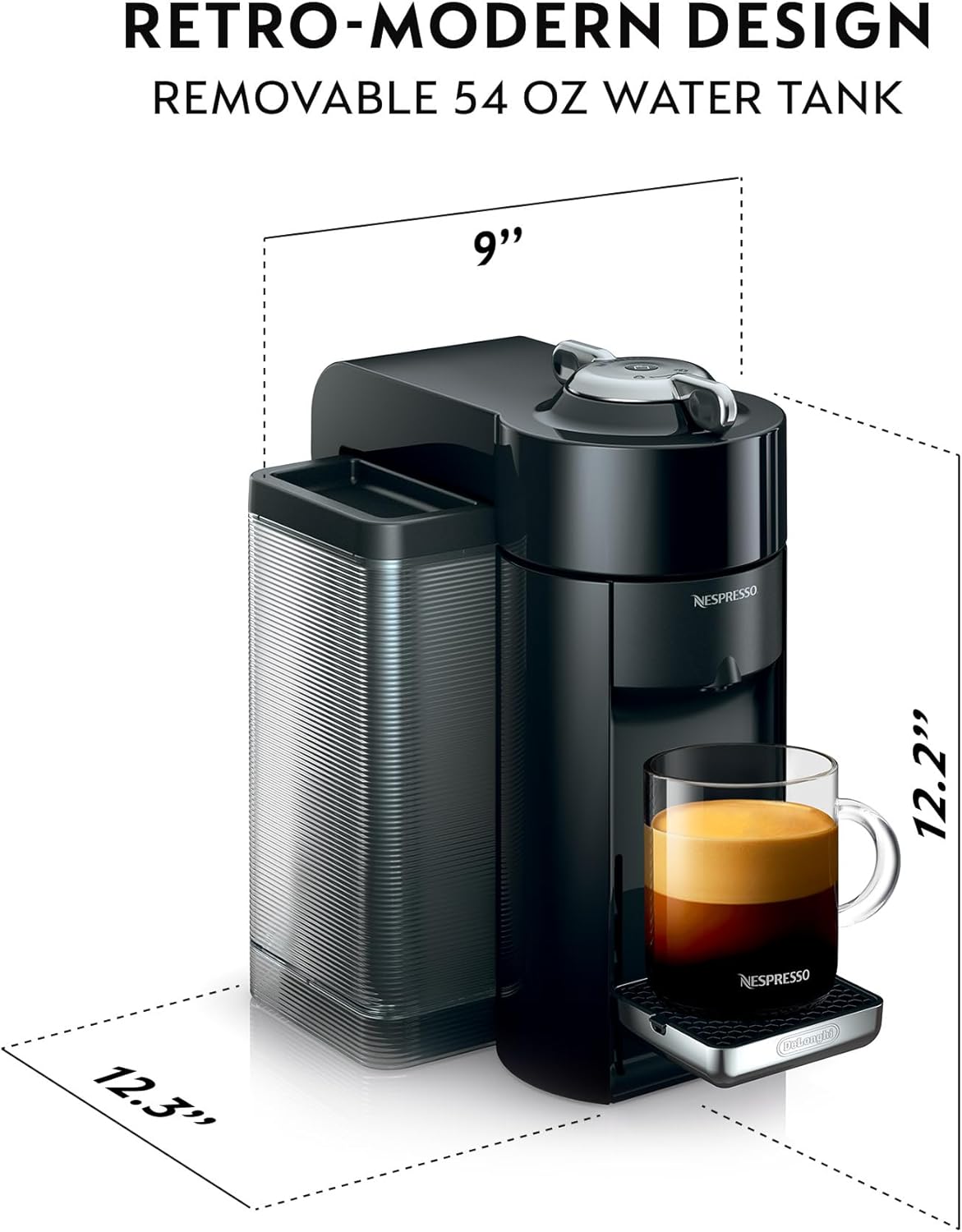 Nespresso De'Longhi Vertuo Coffee and Espresso Machine wourant