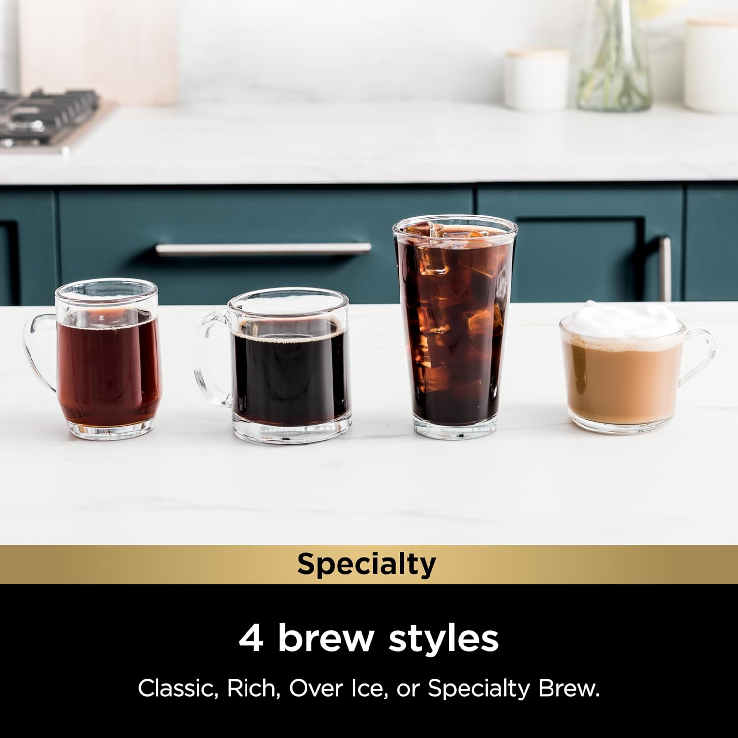 Ninja | Coffee Maker | Single Serve |Brew with Coffee Pods & Grounds| Compatible with K-Cup Coffee Pods | 4 Brew Styles, up to 24oz Cup Sizes & 56oz Removable Reservoir | Black | PB051 wourant