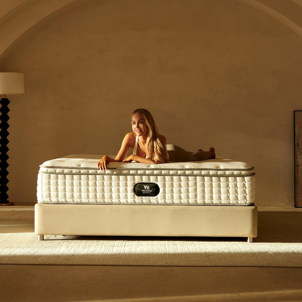 Queen Mattress,12 inch Cooling Gel Memory Foam Mattress,Cool Sleep,Pressure Relief with Medium Firm Support,Improves Sleep,CertiPUR-US Certified for Materials,No Fiberglass,Mattress in a Box woonhhop
