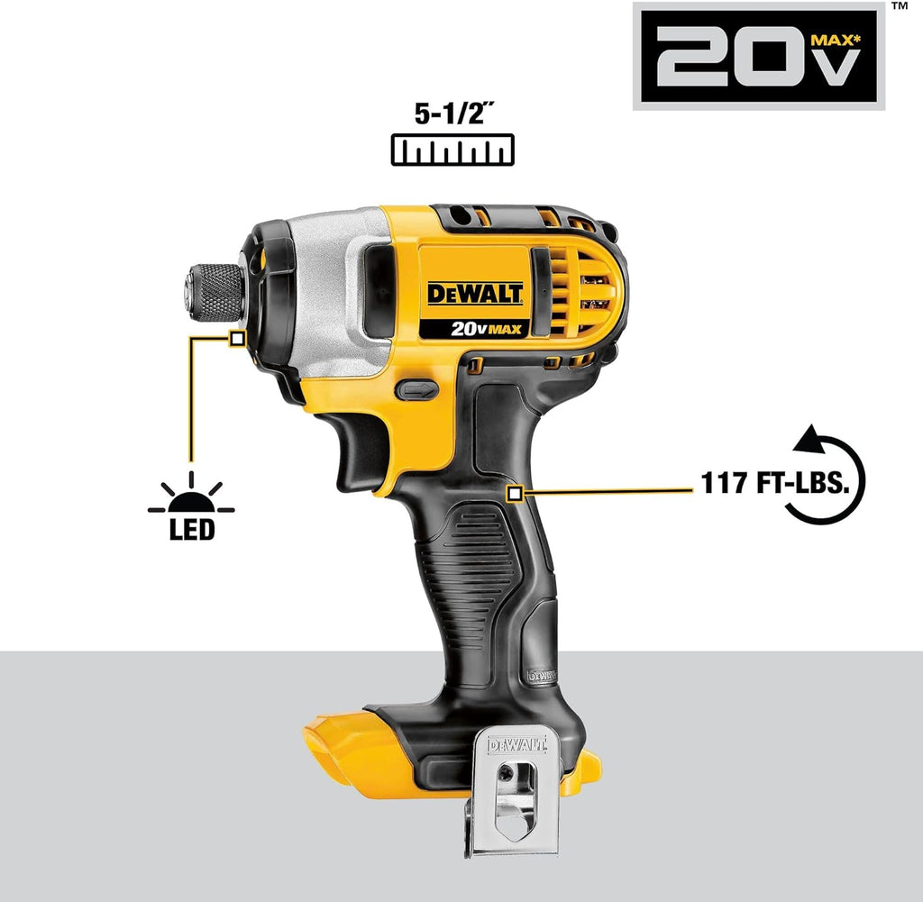20V MAX Cordless Drill and Impact Driver, Power Tool Combo Kit with 2 Batteries and Charger wourant