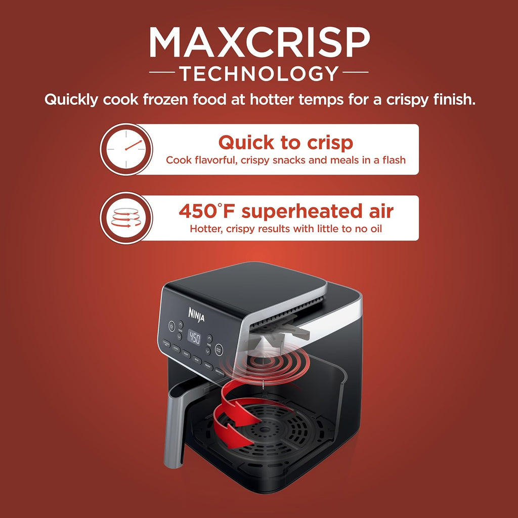 Ninja Air Fryer Pro XL 6-in-1, 6.5-Quart Capacity, Maximum Crispness, Air Fryer Bake wourant