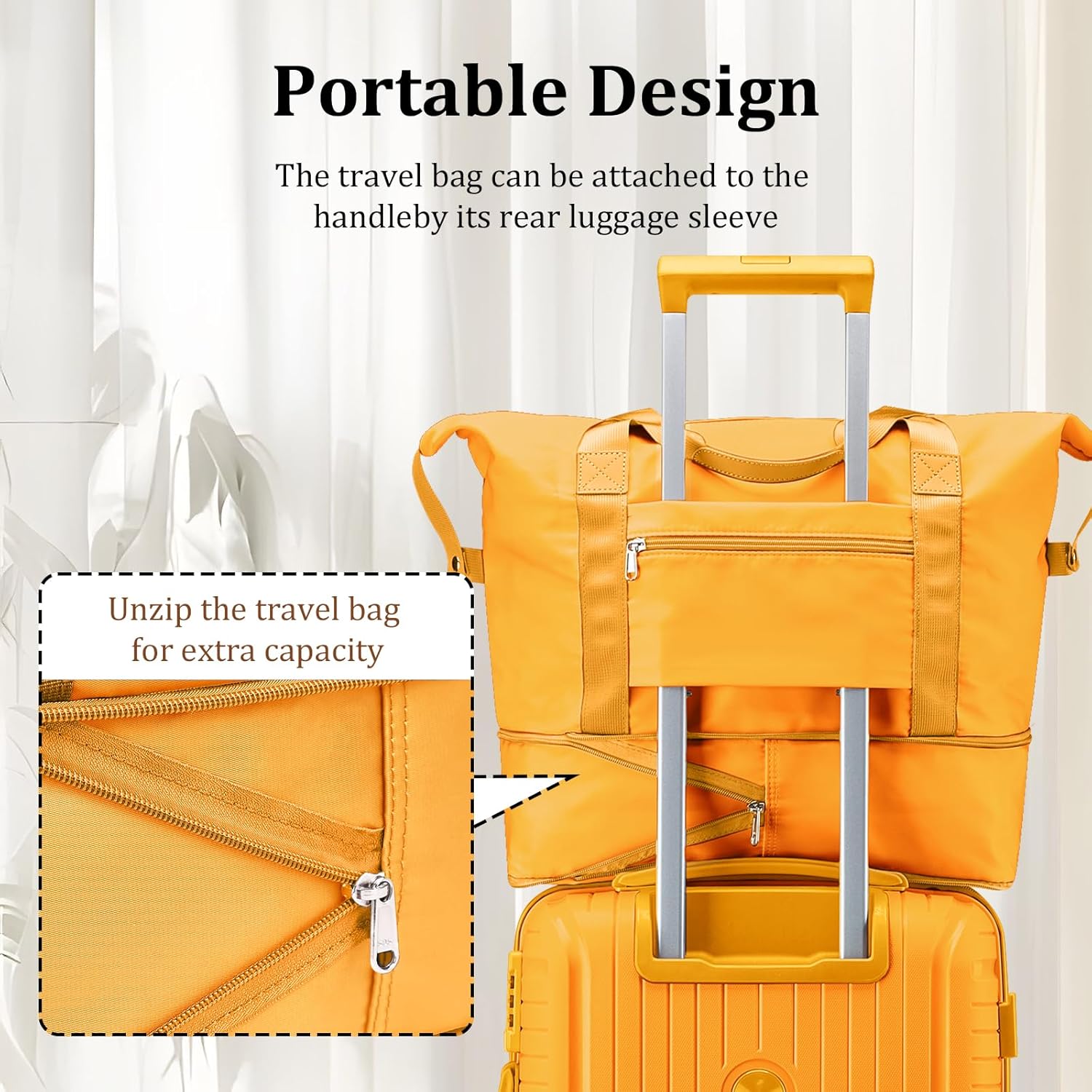 5-piece PP hardshell lightweight travel carry-on luggage set with dual spinner wheels and TSA lock wourant
