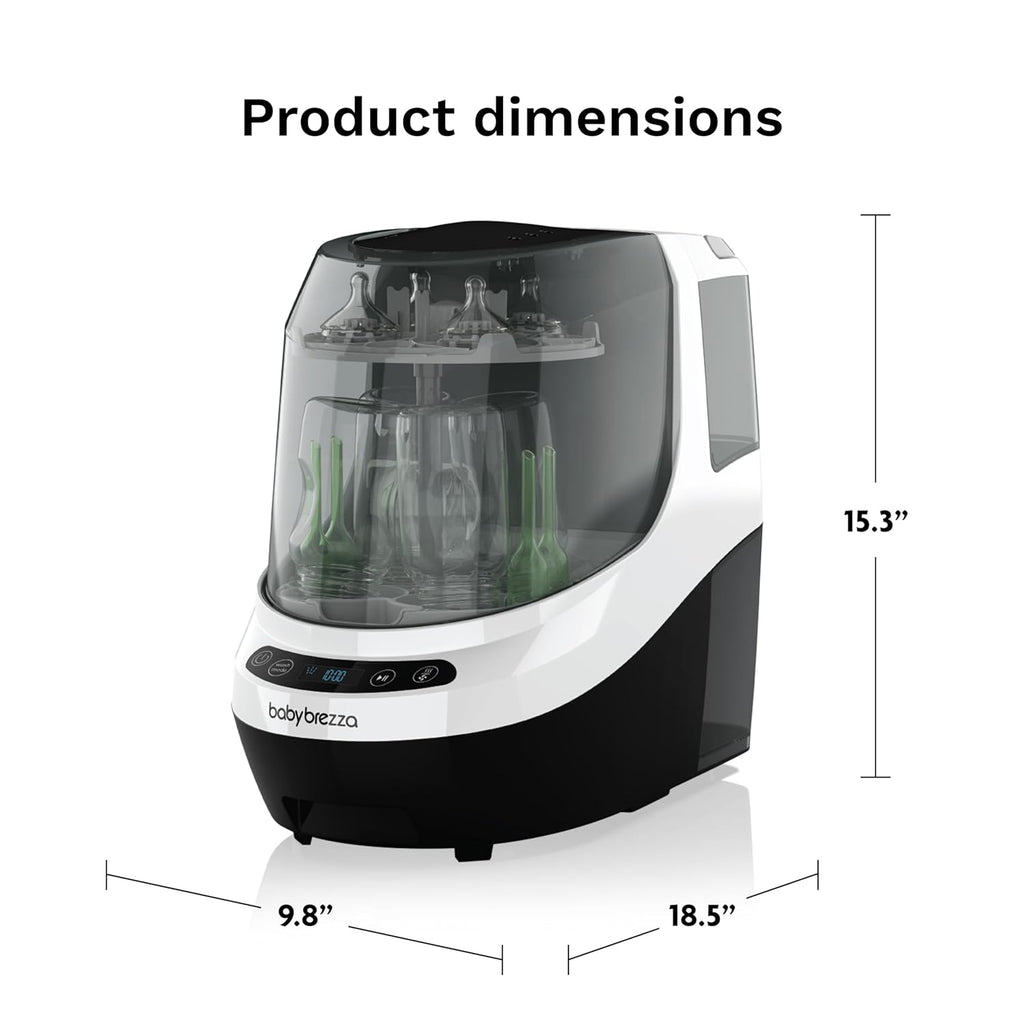 Bottle Washer Pro - Baby Bottle Washer, Sterilizer + Dryer - All in One Machine Cleans Bottles, Pump Parts, & Sippy Cups wourant