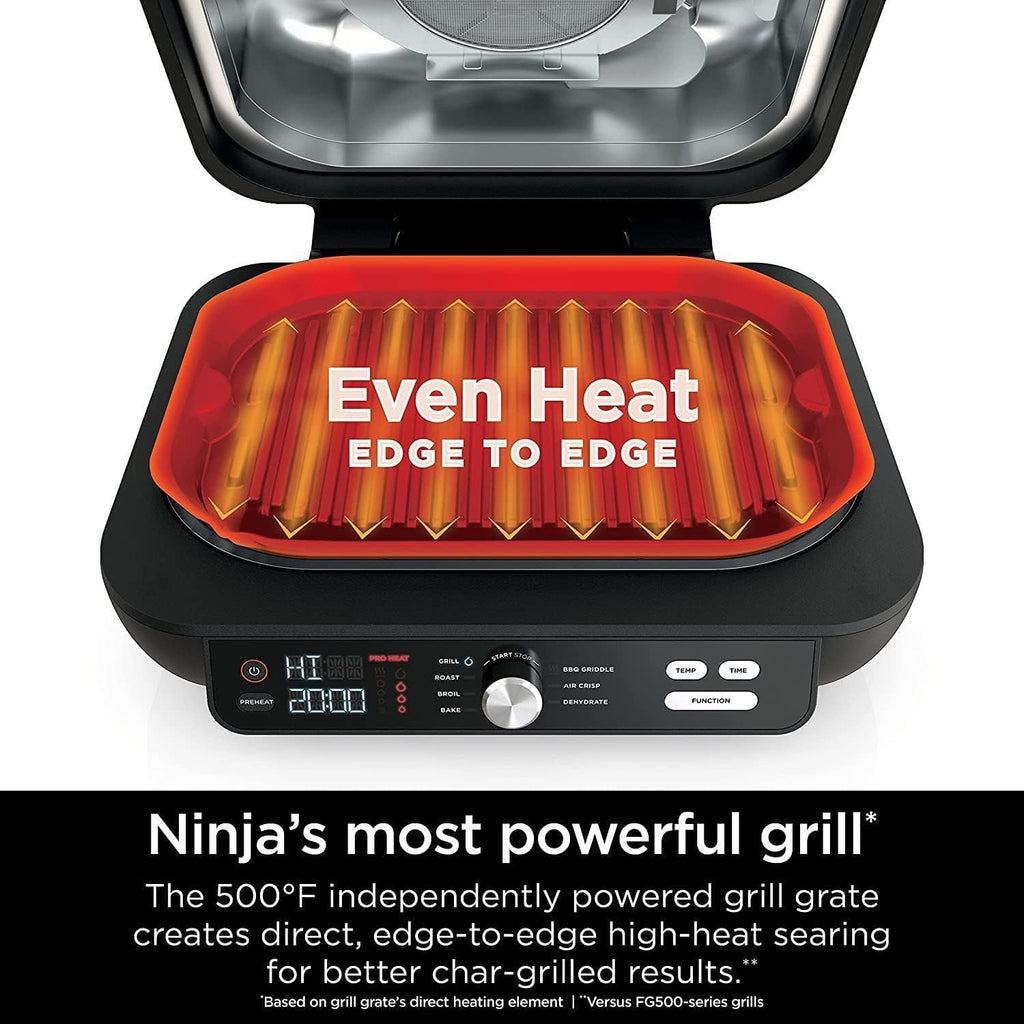 Ninja Foodi Smart XL 6-in-1 Indoor Grill with Air Fry, Bake, Roast, Broil, and Dehydrate, Smart Thermometer wourant
