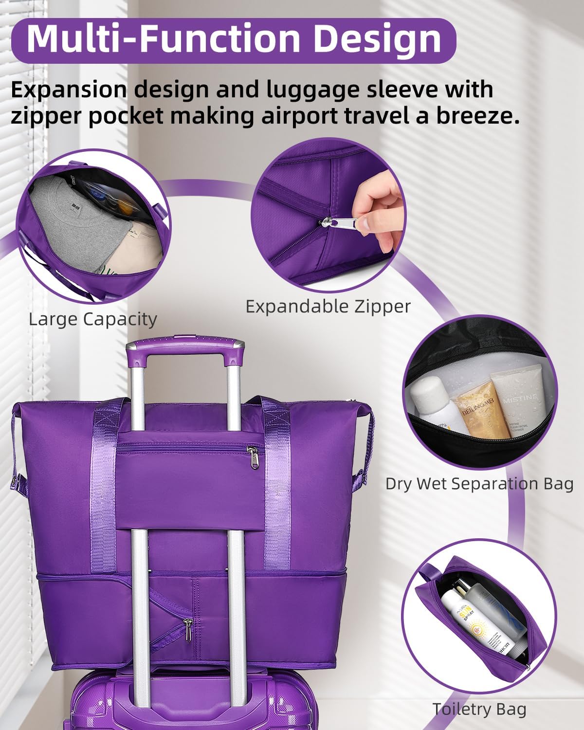 6-piece luggage set, expandable hardshell suitcase set with spinner wheels, lightweight rolling luggage set wourant