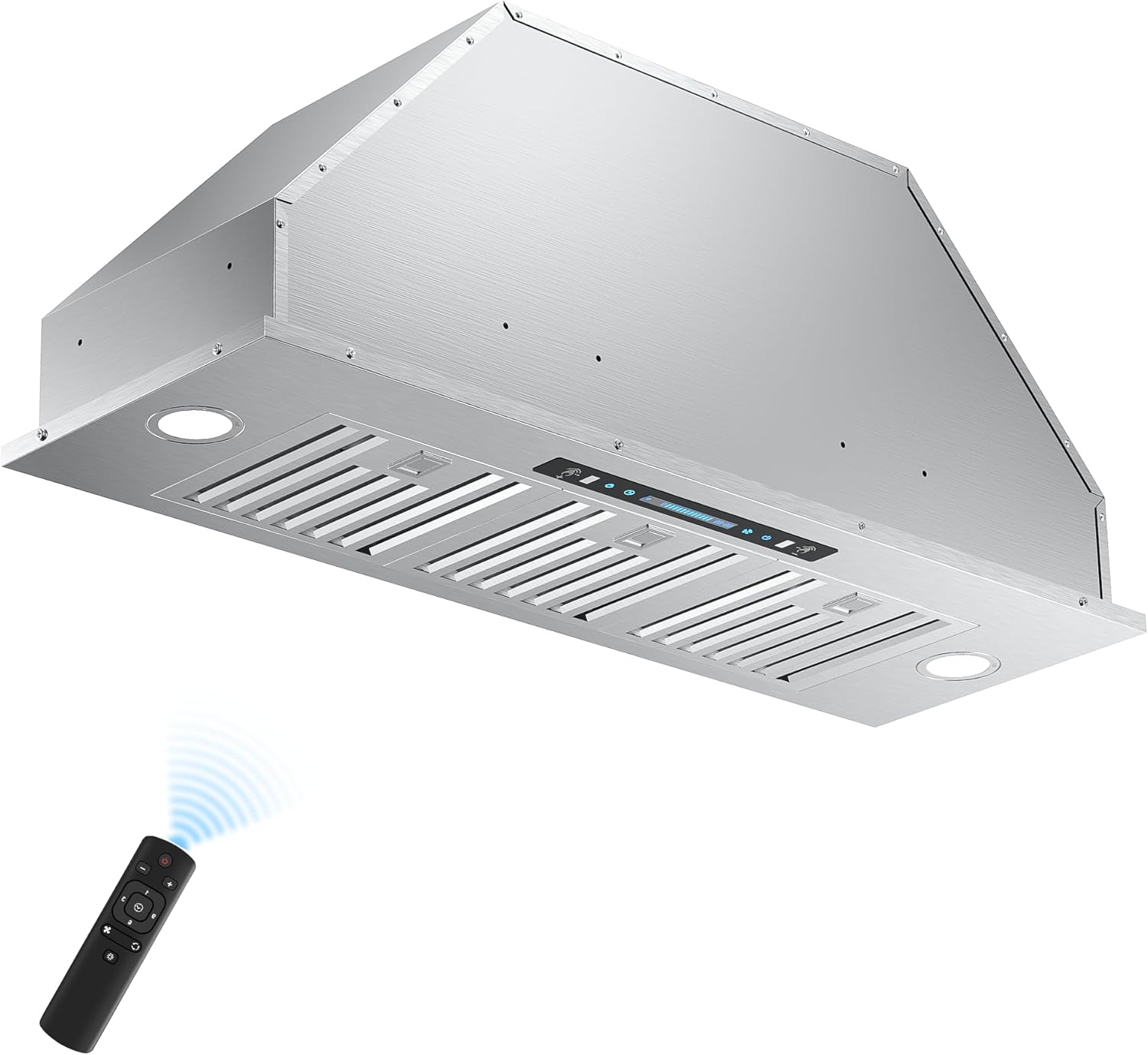 IKTCH 30" Built-in/Plug-in Range Hood 900 CFM, Ducted/Ductless Convertible Ducted, Stainless Steel Kitchen Range Hood wourant