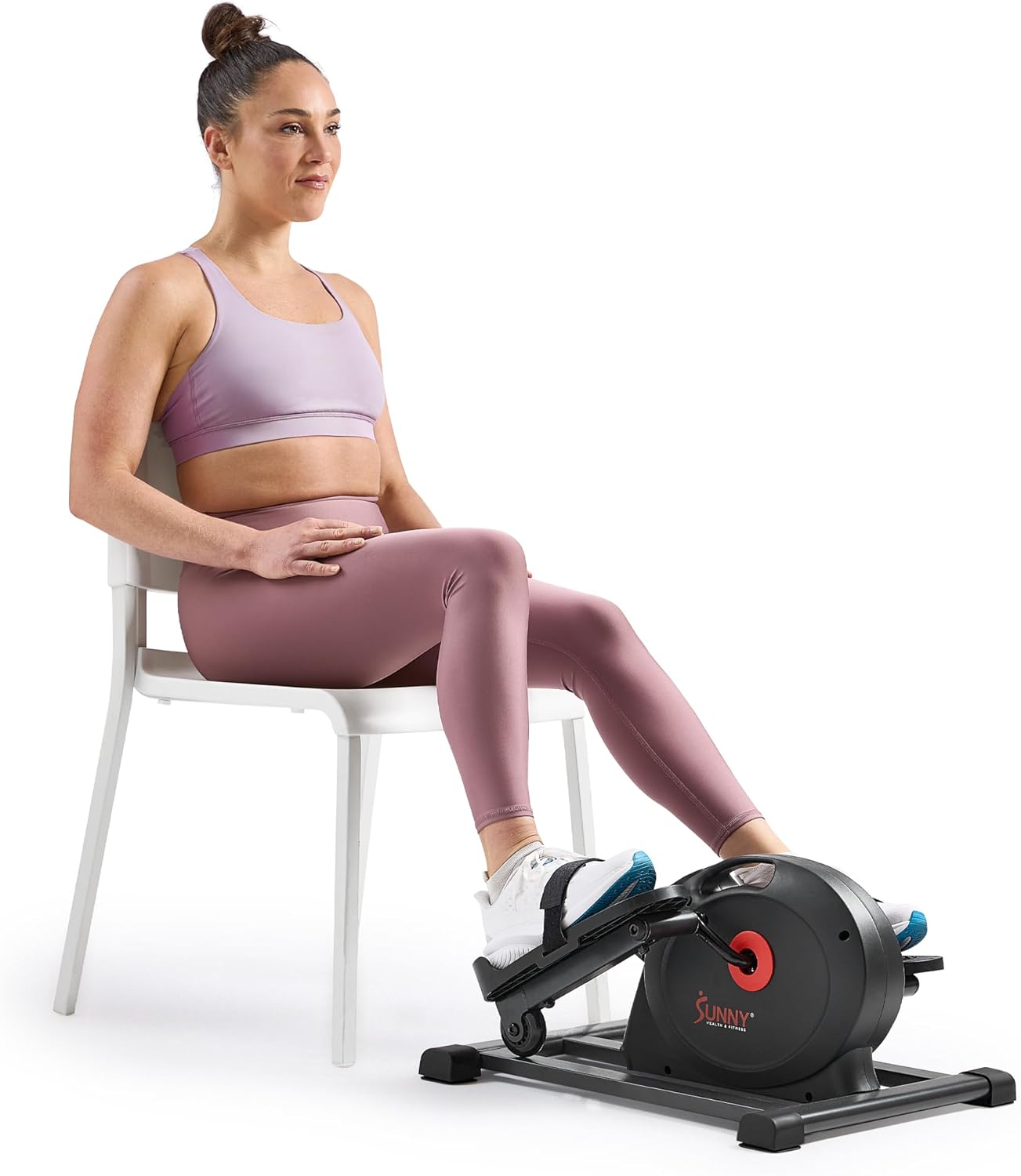 Sunny Health & Fitness Smart Mini Elliptical Trainer Indoor Under-Desk Pedal Exerciser for Seniors wourant