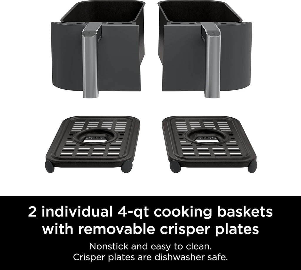 Ninja Foodi 6-in-1 FlexBasket Air Fryer with 7-Quart MegaZone and Basket Divider wourant
