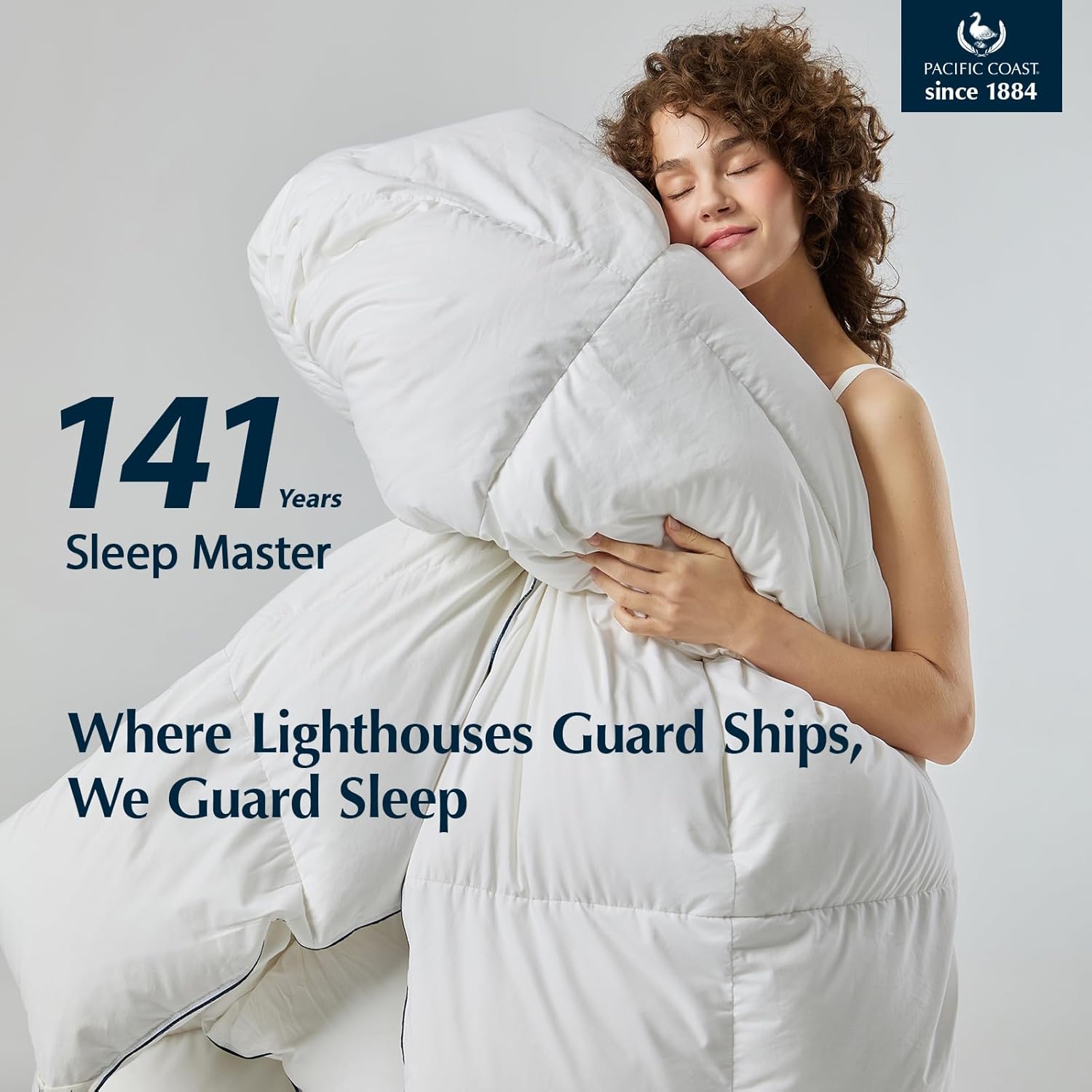 Goose feather duvet queen size, 100% cotton super fluffy white duvet core, soft and breathable wourant