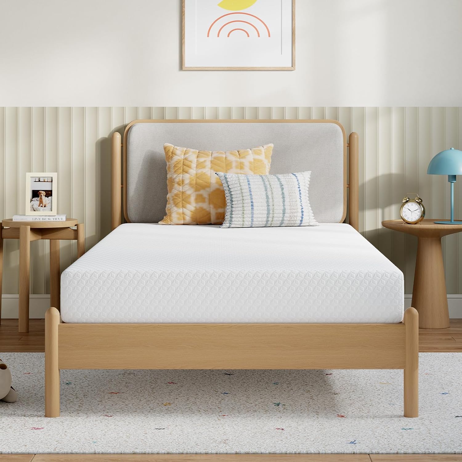 Novilla 10 Inch Queen Mattress, Memory Foam Mattress Queen with Breathable Comfort Layer & High-Density Base Foam for Pressure Relief & Support, CertiPUR-US Certified for a Cool & Refreshed Sleep woonhhop