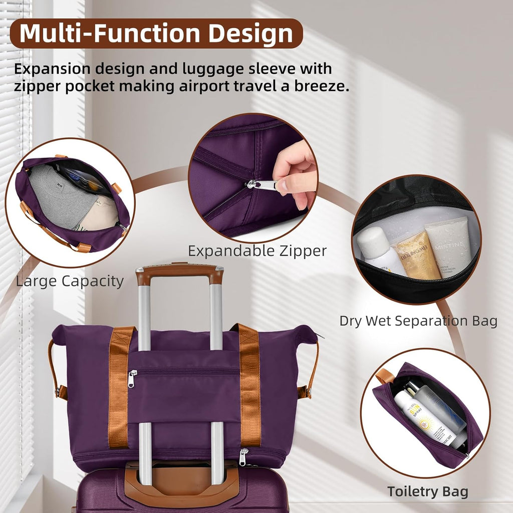 6-piece luggage set, expandable hardshell suitcase set with spinner wheels, lightweight rolling luggage set wourant