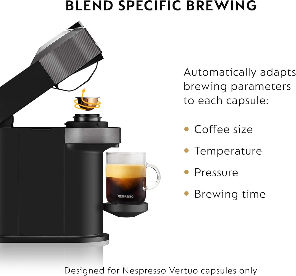Nespresso Vertuo Next Coffee and Espresso Maker by De'Longhi, White wourant