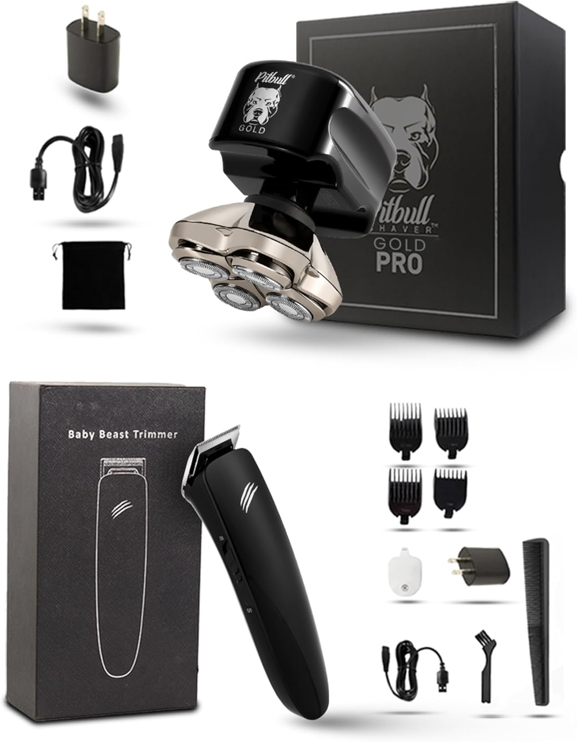 Pitbull Gold PRO Electric Head and Face Shaver wourant