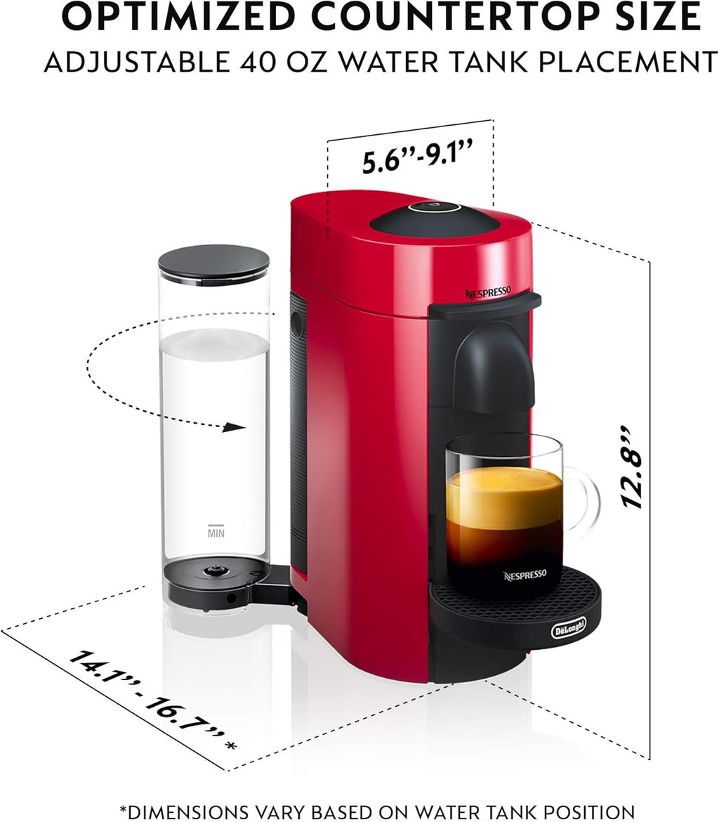 Nespresso Vertuo Plus Coffee and Espresso Maker by De'Longhi, Grey wourant