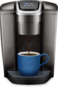 Keurig K-Elite Single Serve K-Cup Pod Coffee Maker, with Strength and Temperature Control, Iced Coffee Capability, 8 to 12oz Brew Size, Programmable, Brushed Silver woonhhop