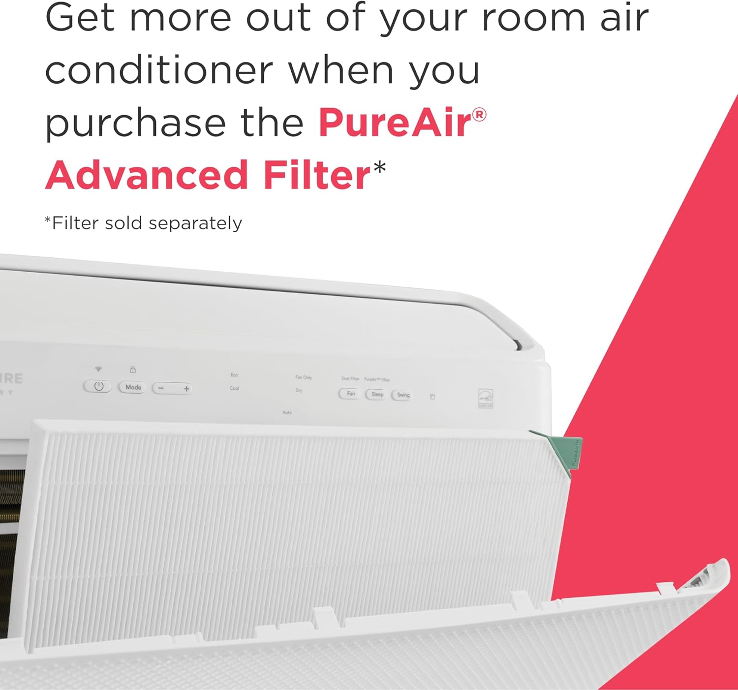 Frigidaire GHWQ103WC1 Inverter Quiet Temp Room Air Conditioner, 10,000 BTU with Wi-Fi Connected, Works with Alexa, Energy Star Certified, Easy-to-Clean Washable Filter, in White wourant