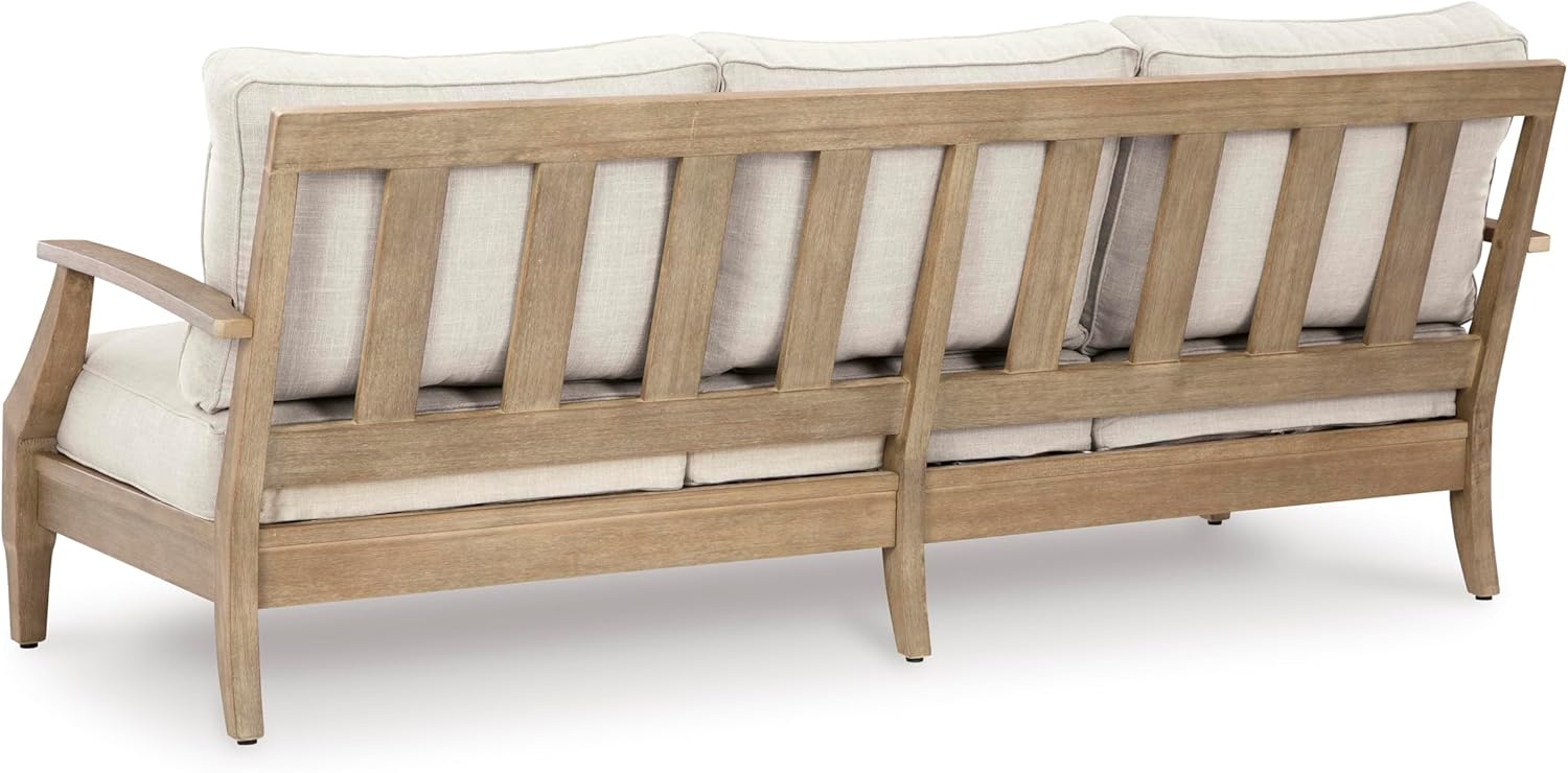 Coastal view outdoor terrace eucalyptus sofa wourant