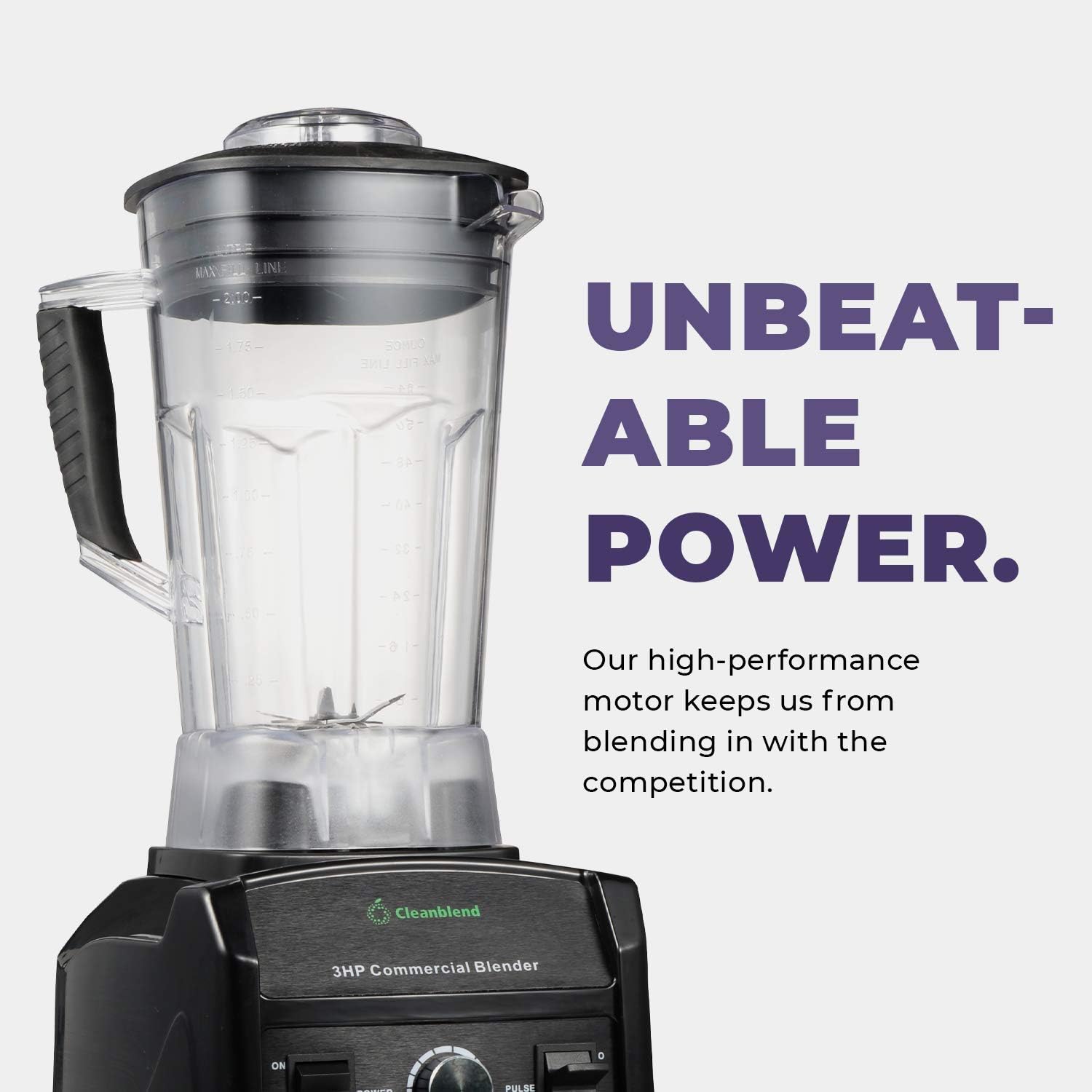 Cleanblend Commercial Blender with 5-Year Full Warranty Performance Professional Countertop Blender wourant