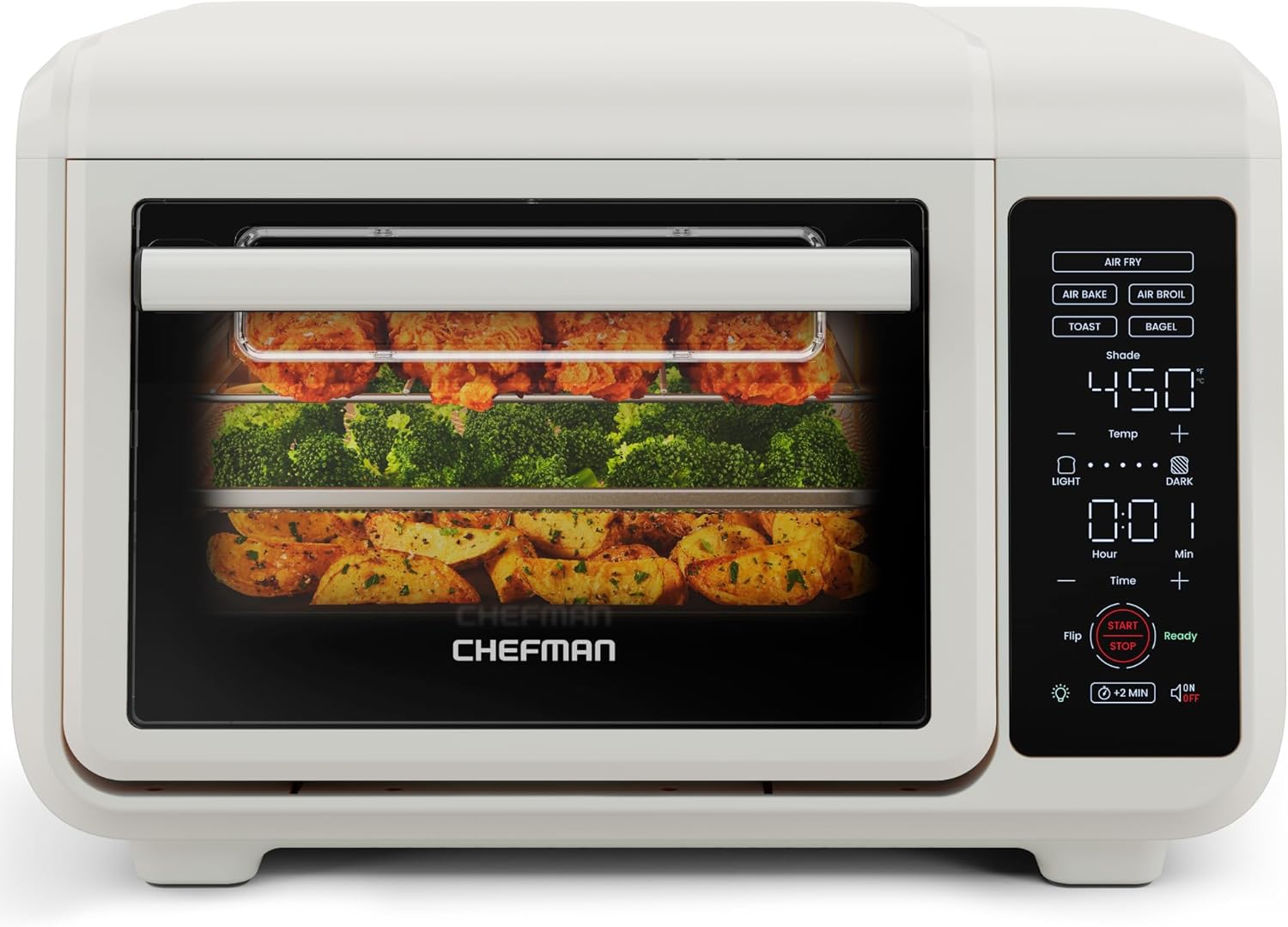 Chefman Air Fryer Toaster Oven Combo 15 Qt. Countertop Oven for Quick & Healthy Meals wourant