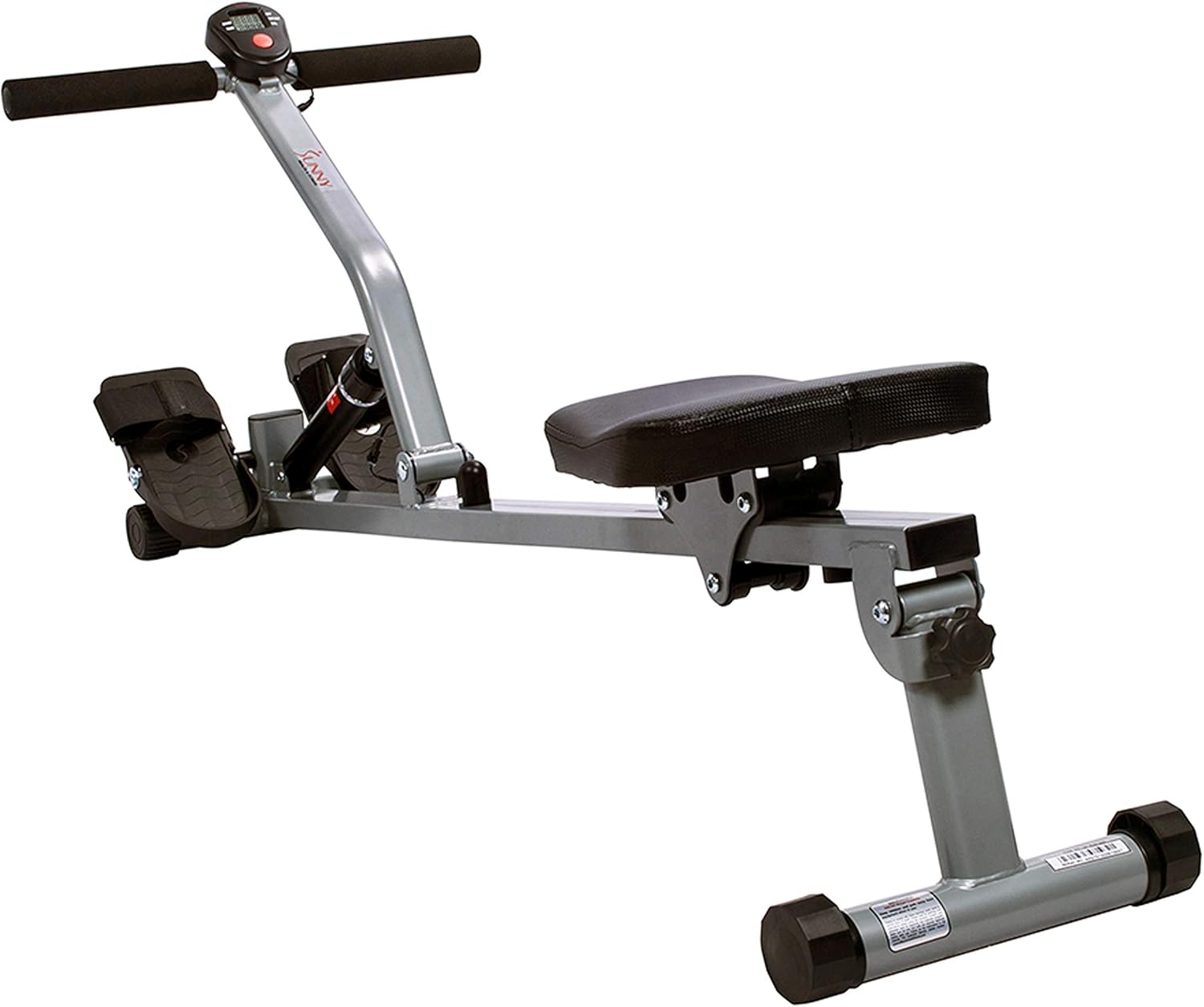 Sunny Health & Fitness Compact Adjustable Rowing Machine with 12 Levels of Resistance for Complete Body Workouts and Optional Free SunnyFit App Enhanced Connectivity wourant