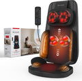 Shiatsu Neck and Back Massager with Heat, 4D Kneading Back Massager for Pain Relief Deep Tissue, Comfortable Back Massage for Chair, Massager for Home Office, Christmas Gifts for Women Men Parents wourant