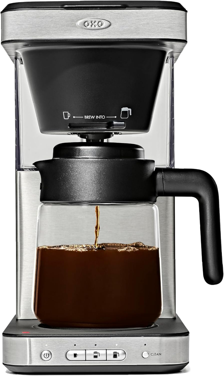 OXO Brew 8-Cup Coffee Maker - Single-Serve & Carafe, Thermal Stainless Steel, SCA Certified woonhhop
