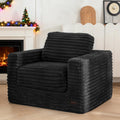 MAXYOYO Bean Bag Chair Two-seat Bean Bag Sofa with Pillows Upholstered Loveseat Floor Sofa wourant
