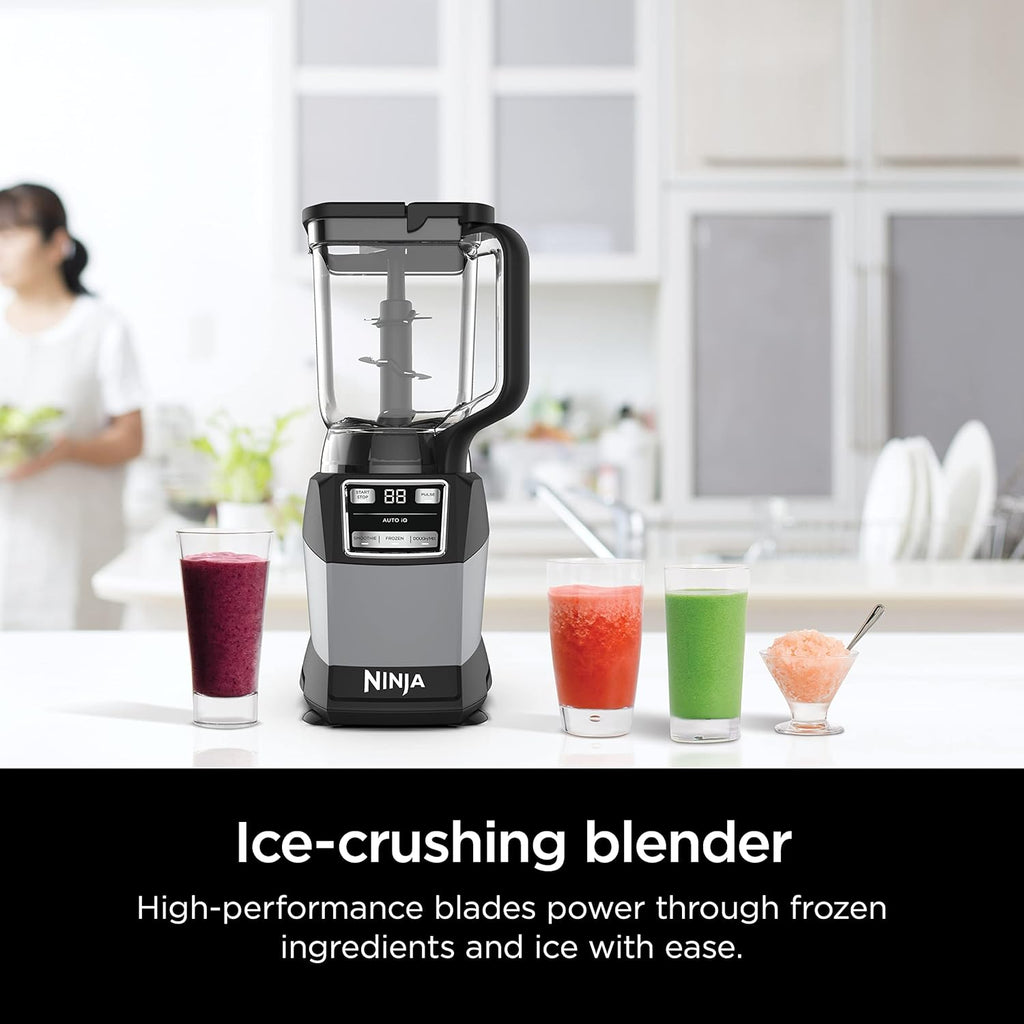 Ninja Blender Compact Kitchen System for Smoothies, Doughs, and Frozen Drinks with Auto-IQ, 72 oz* Blender Jar wourant