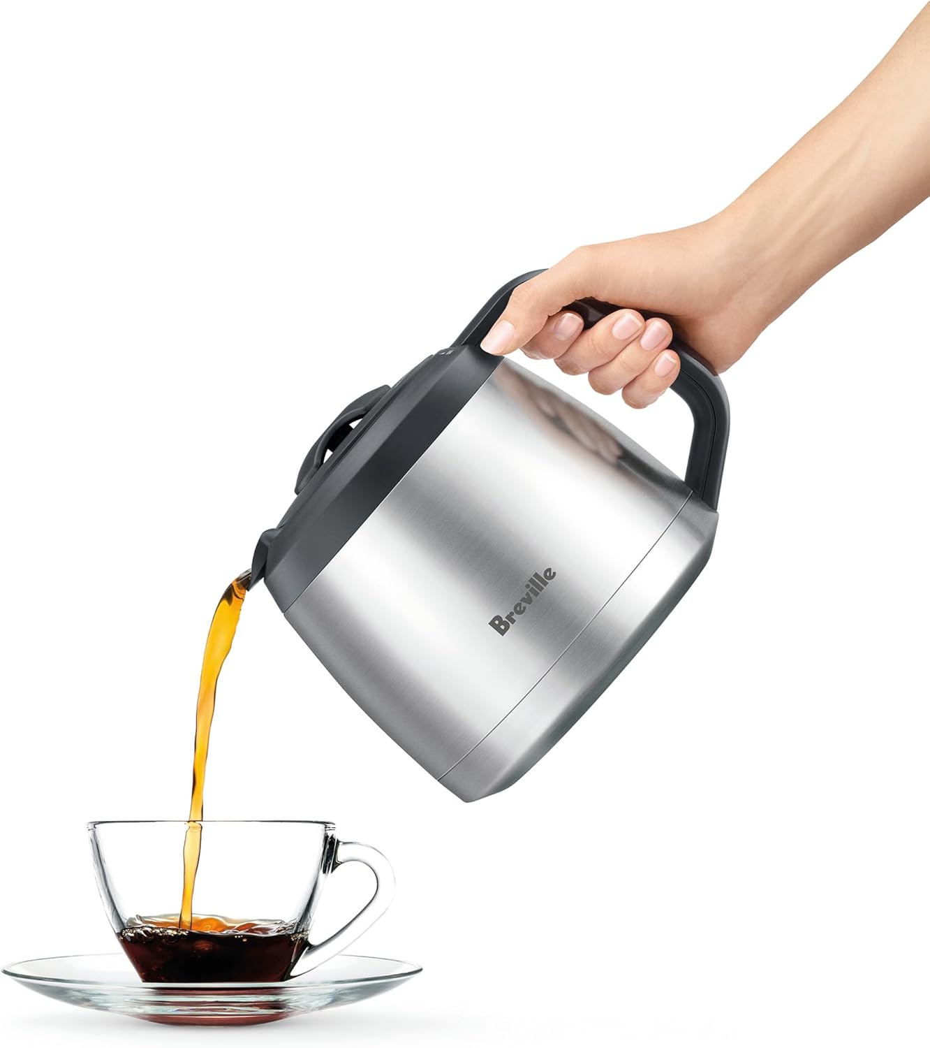 Breville BDC650BSS Grind Control Coffee Maker With Grinder, Brushed Stainless Steel, Thermal Carafe woonhhop