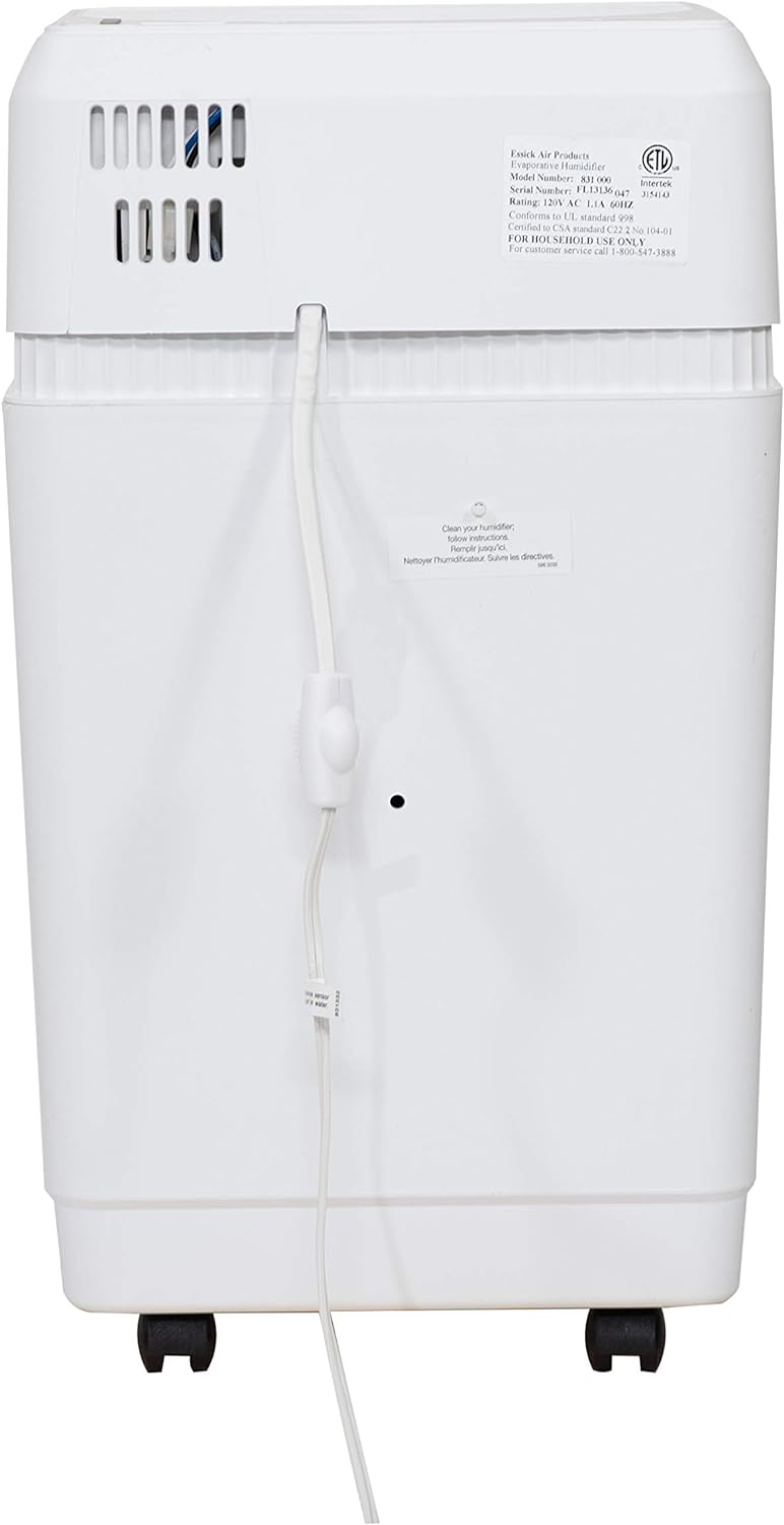 AIRCARE Space Saver Large Evaporative Whole House Commercial 6 Gallon Humidifier wourant