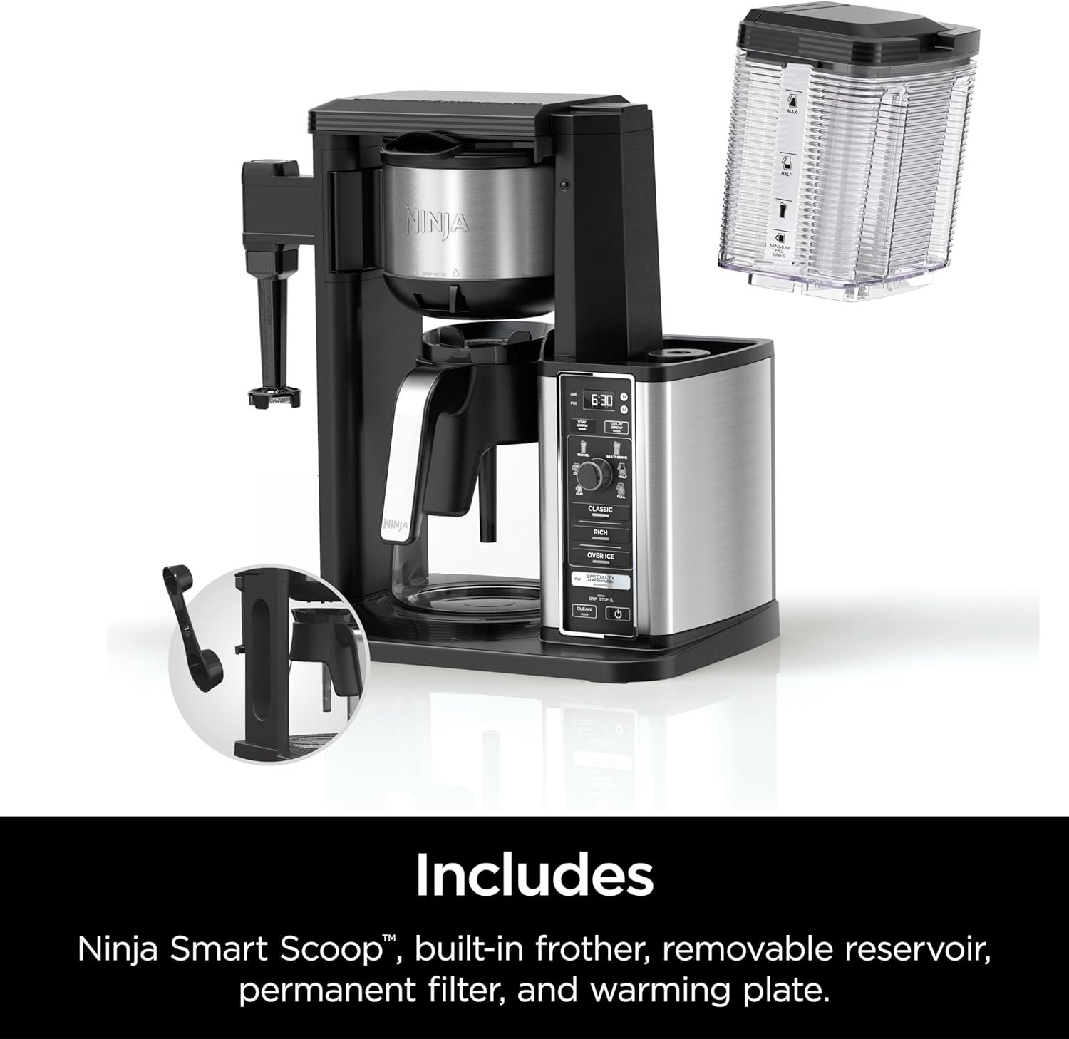 Extra Large Hot and Iced Coffee Maker with Fast Cold Brew, 4 Brewing Methods, 8 Sizes (Small to Travel), Single-Cup Coffee Maker, 12-Cup Capacity wourant