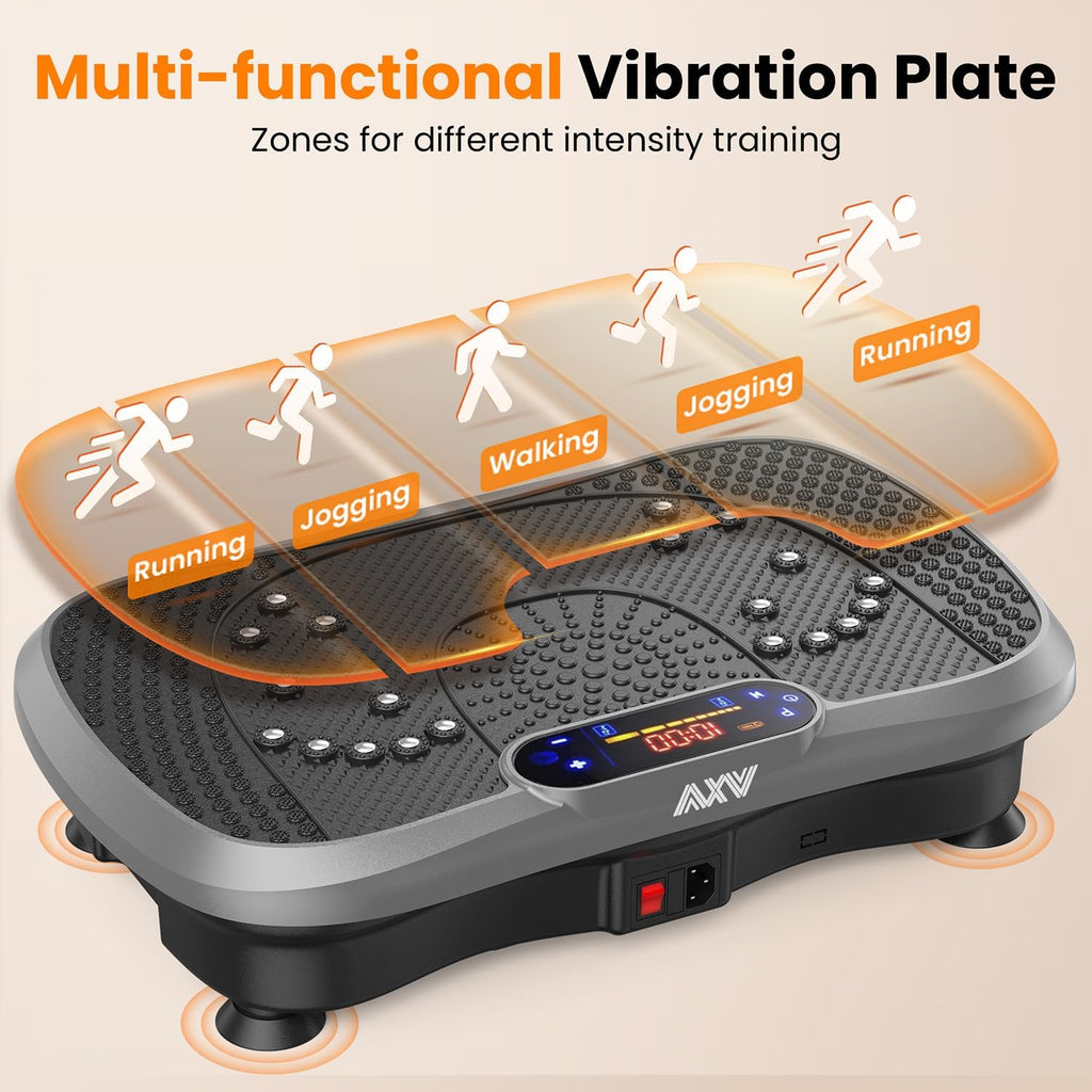 AXV Vibration Plate Fitness Platform Trainer Suitable for men and women to lose weight and burn fat at the gym wourant